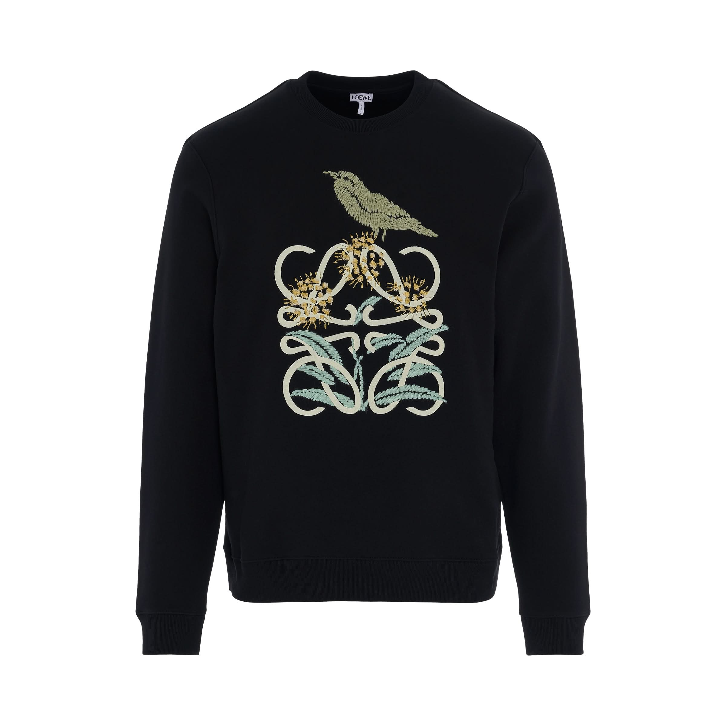 Herbarium Anagram Sweatshirt in Black