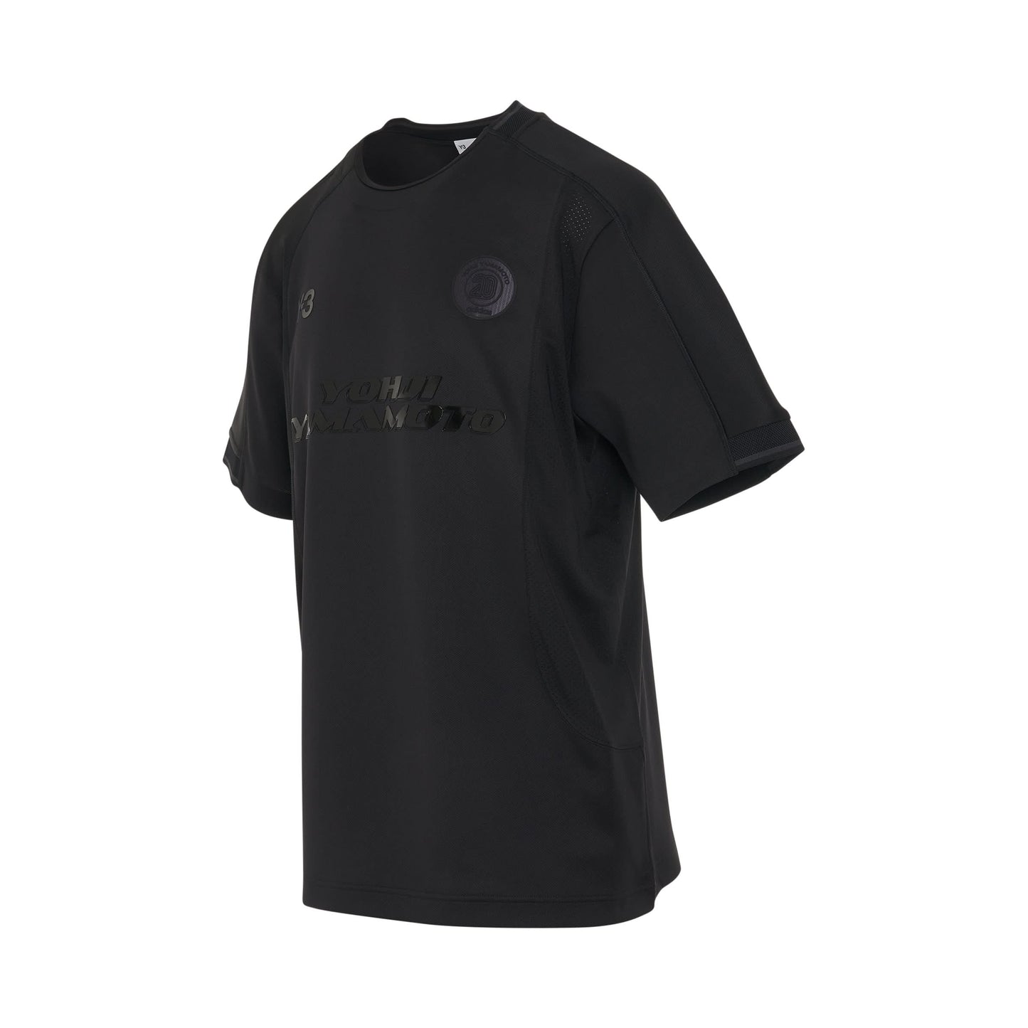 Football Short Sleeve T-Shirt in Black