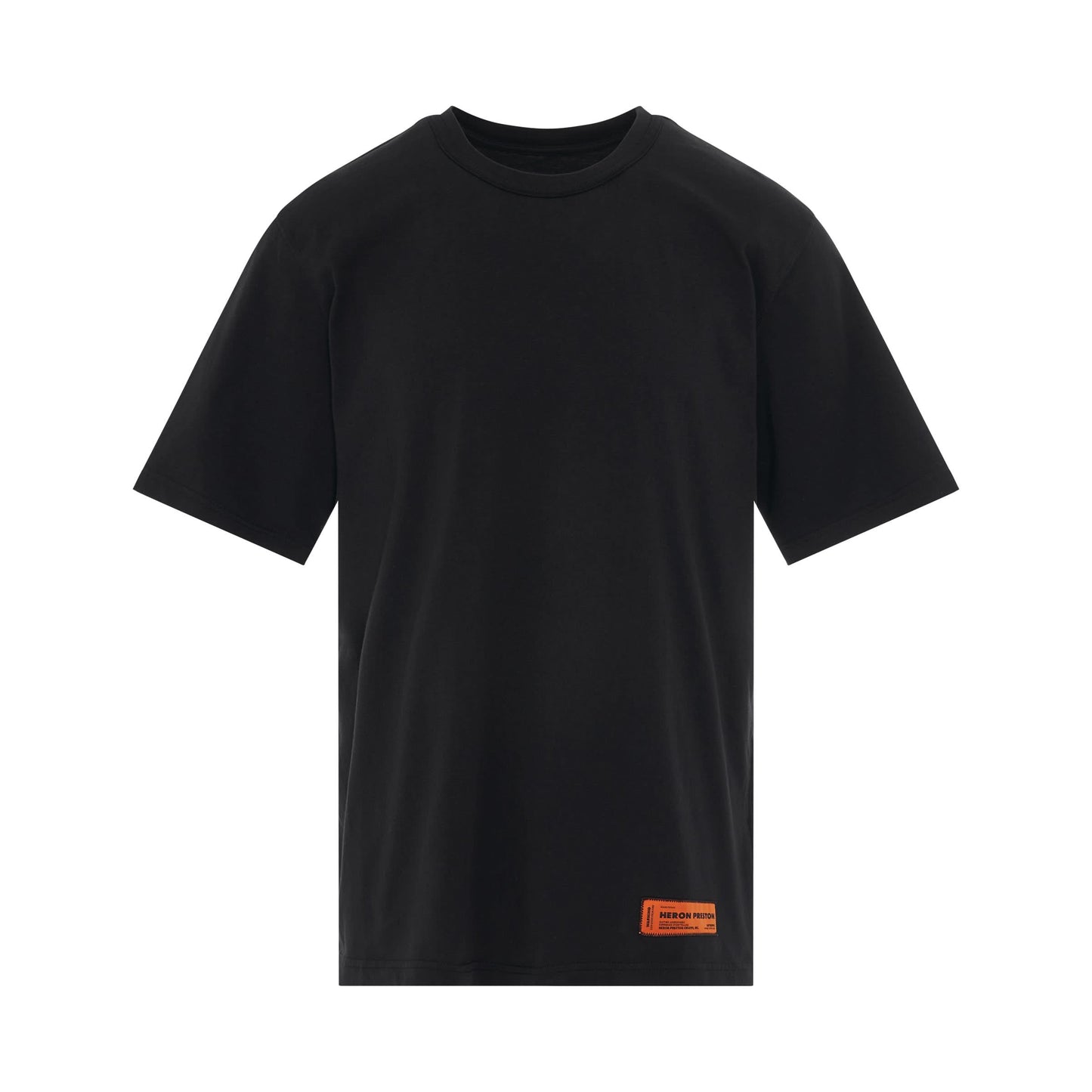 Recycled Cotton Logo T-Shirt in Black