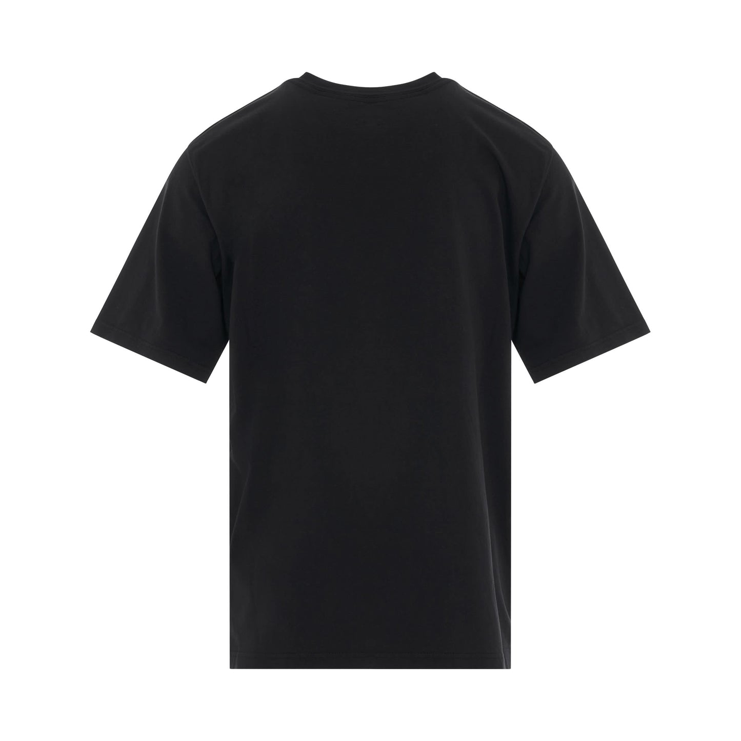 Recycled Cotton Logo T-Shirt in Black