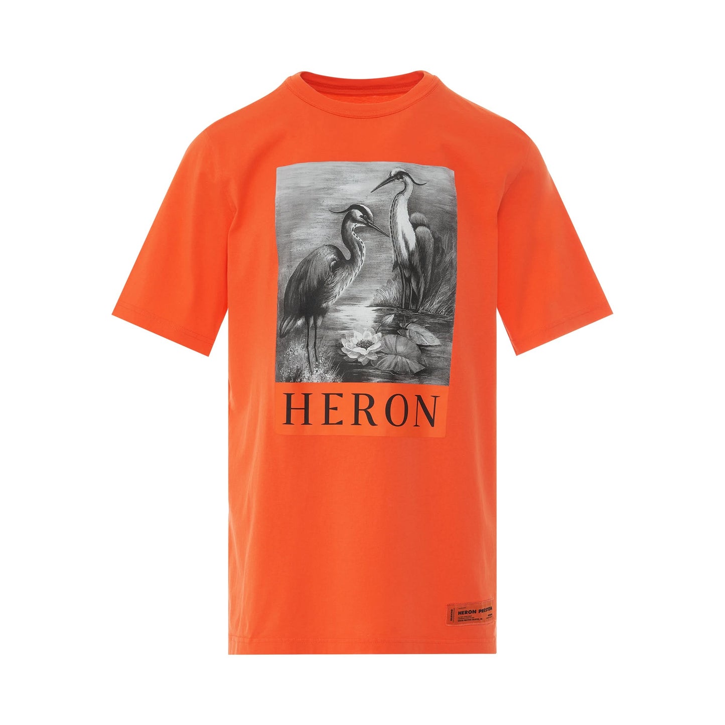 Heron BW Oversized T-Shirt in Orange