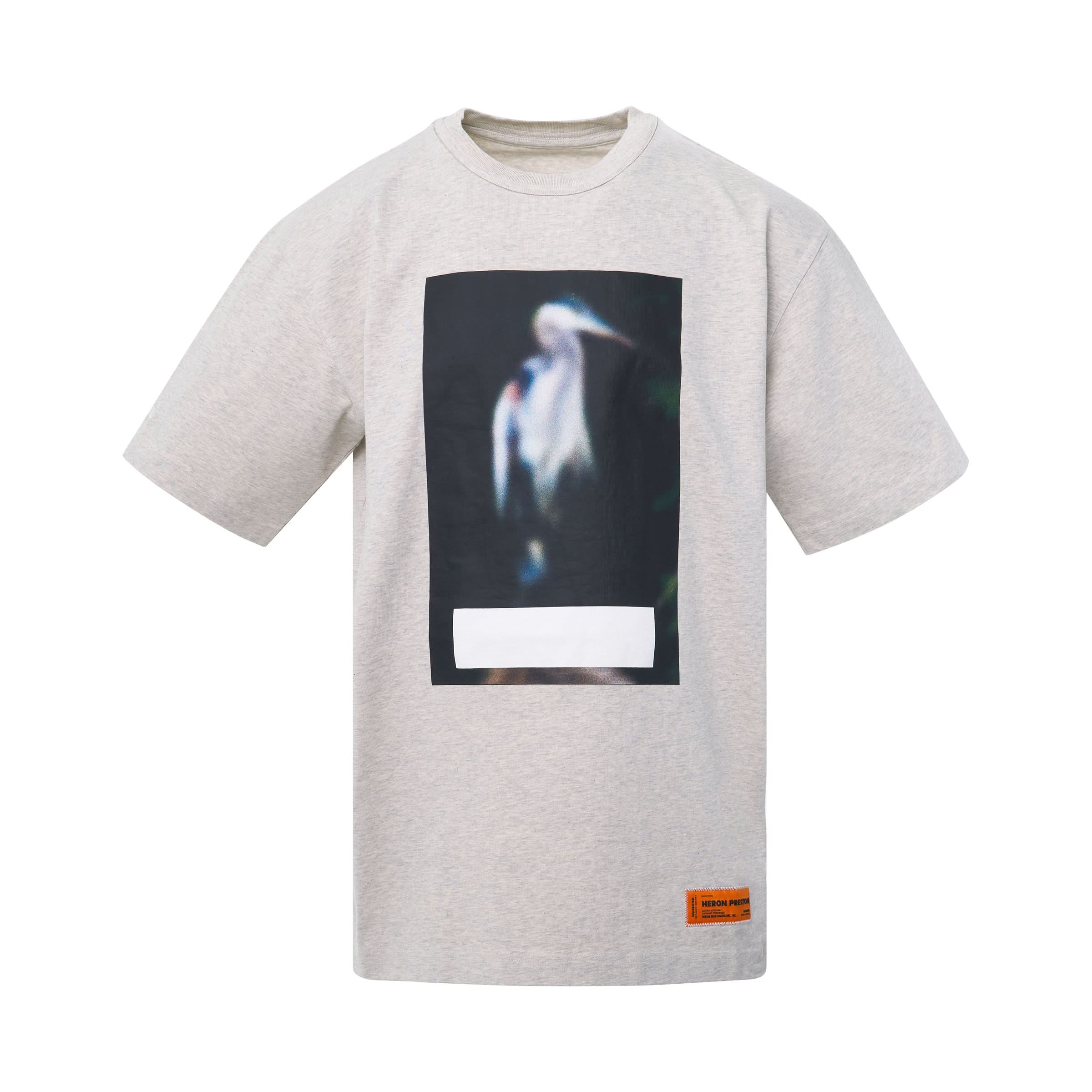 Censored Heron Oversize T-Shirt in Grey