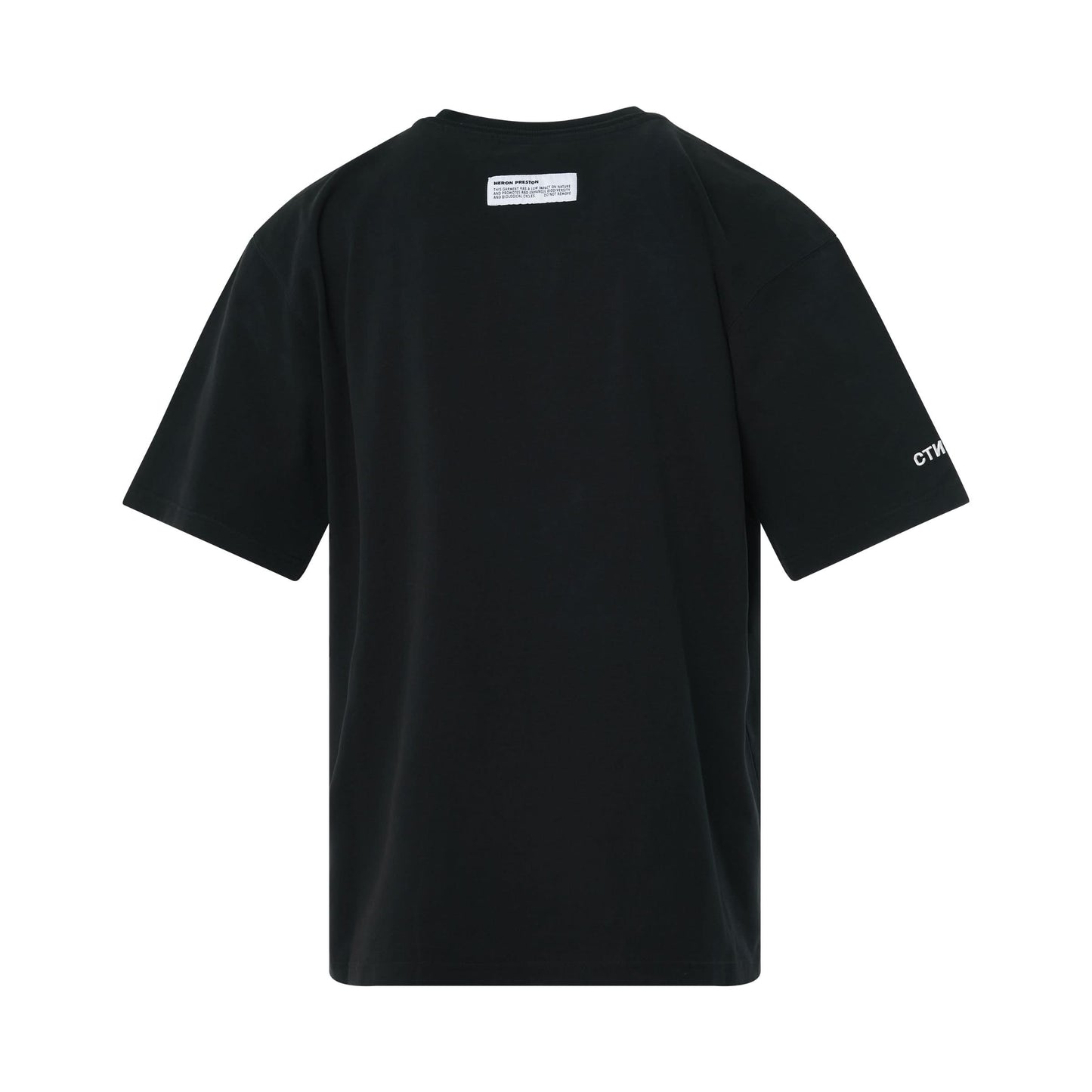 Split Herons Oversize T-Shirt in Black