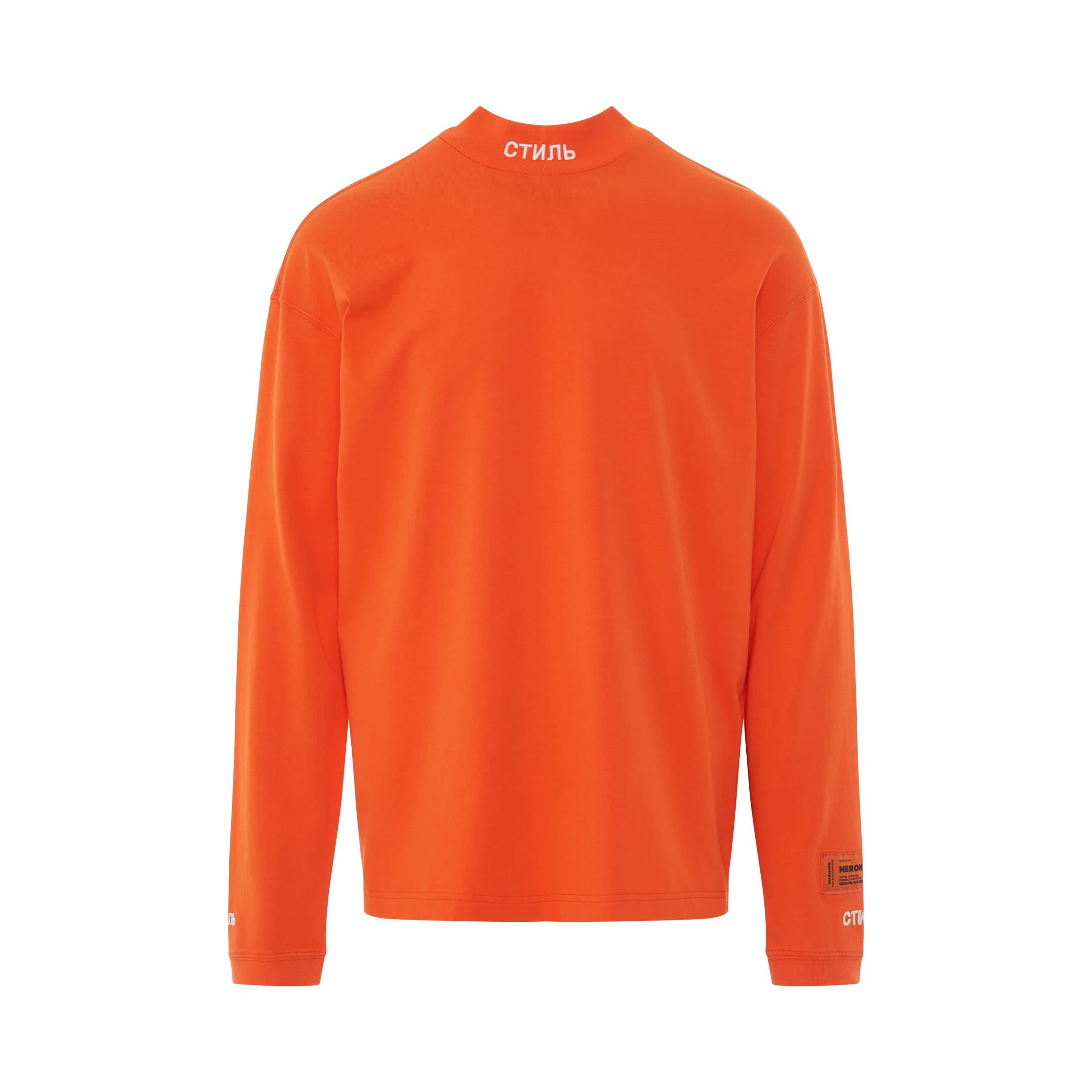 CTNMB Long Sleeve Turtleneck in Orange