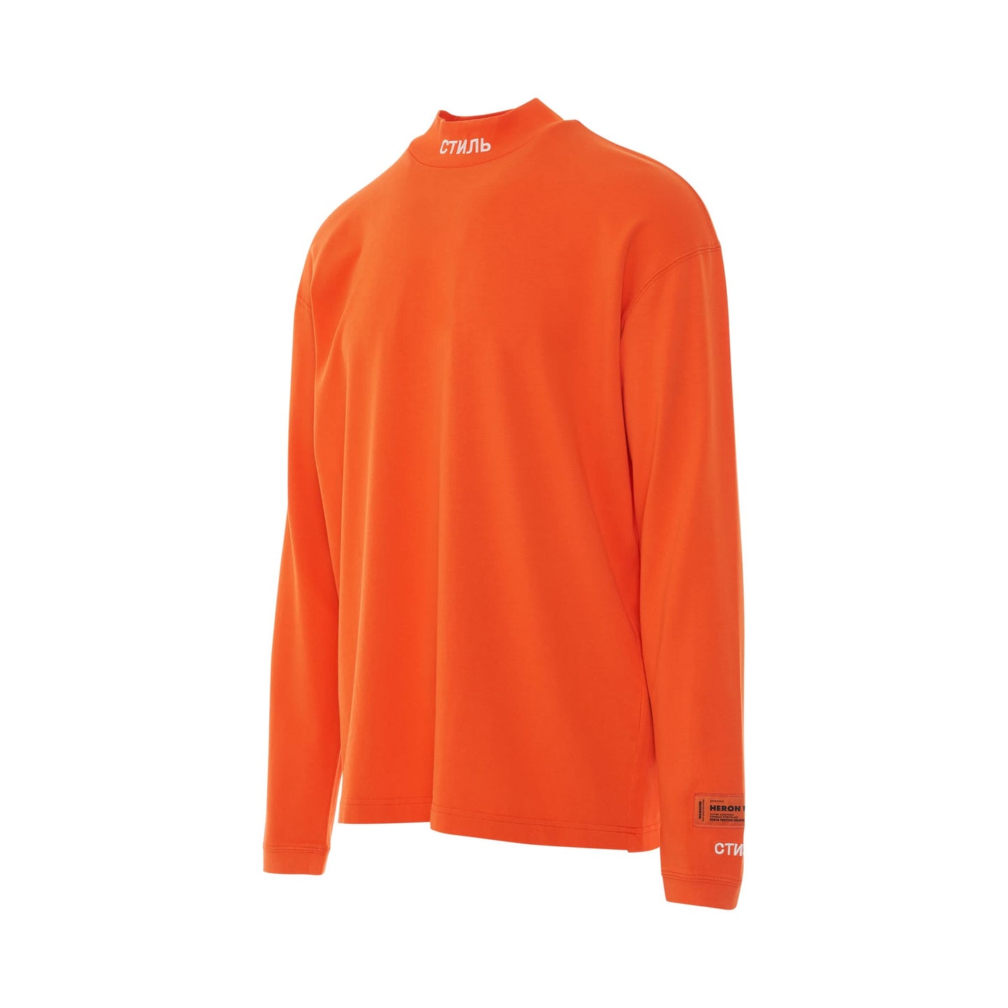 CTNMB Long Sleeve Turtleneck in Orange