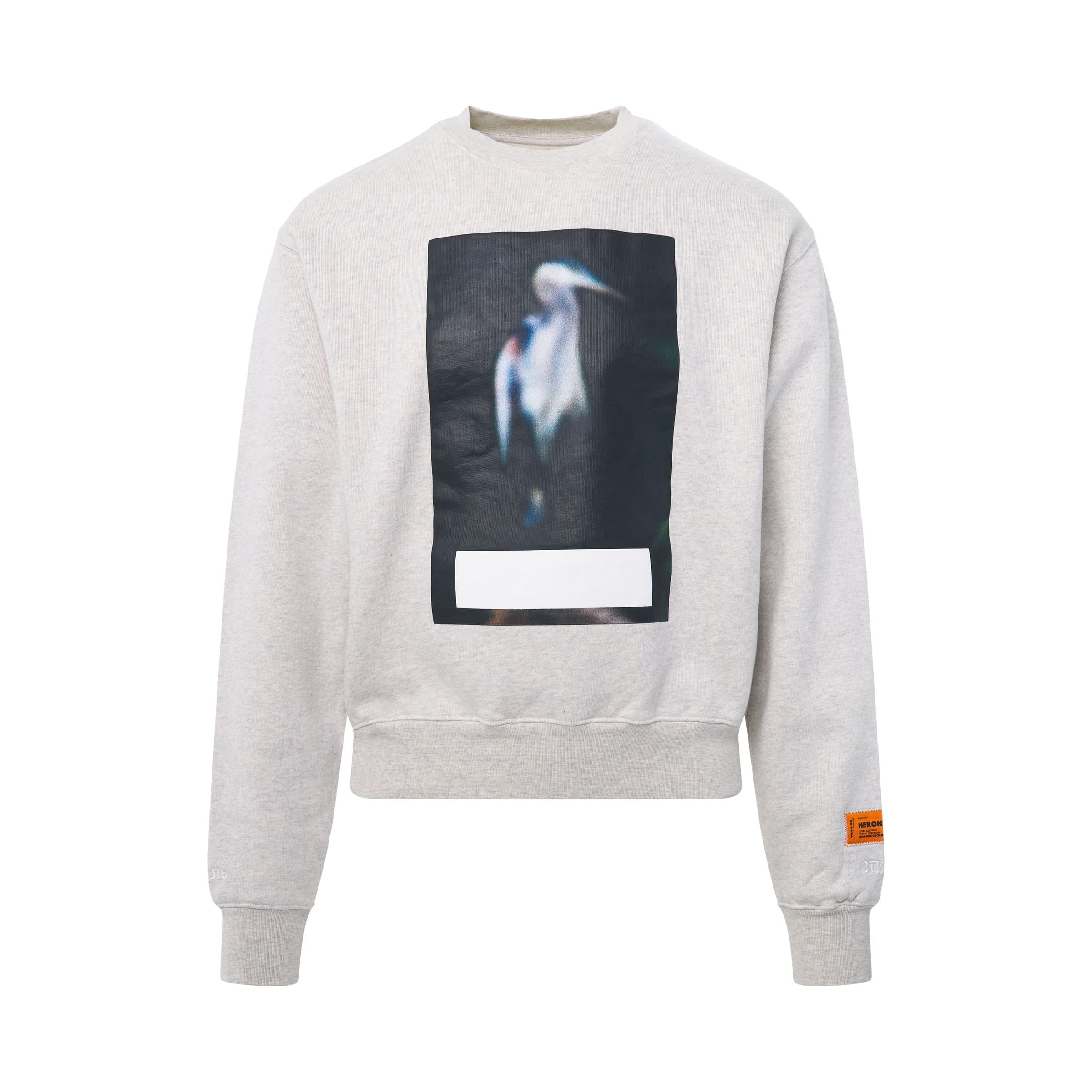 Censored Heron Sweatshirt in Grey