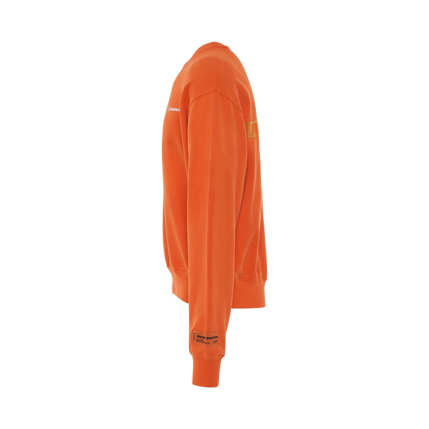 Heron Tape Oversized Crewneck in Orange