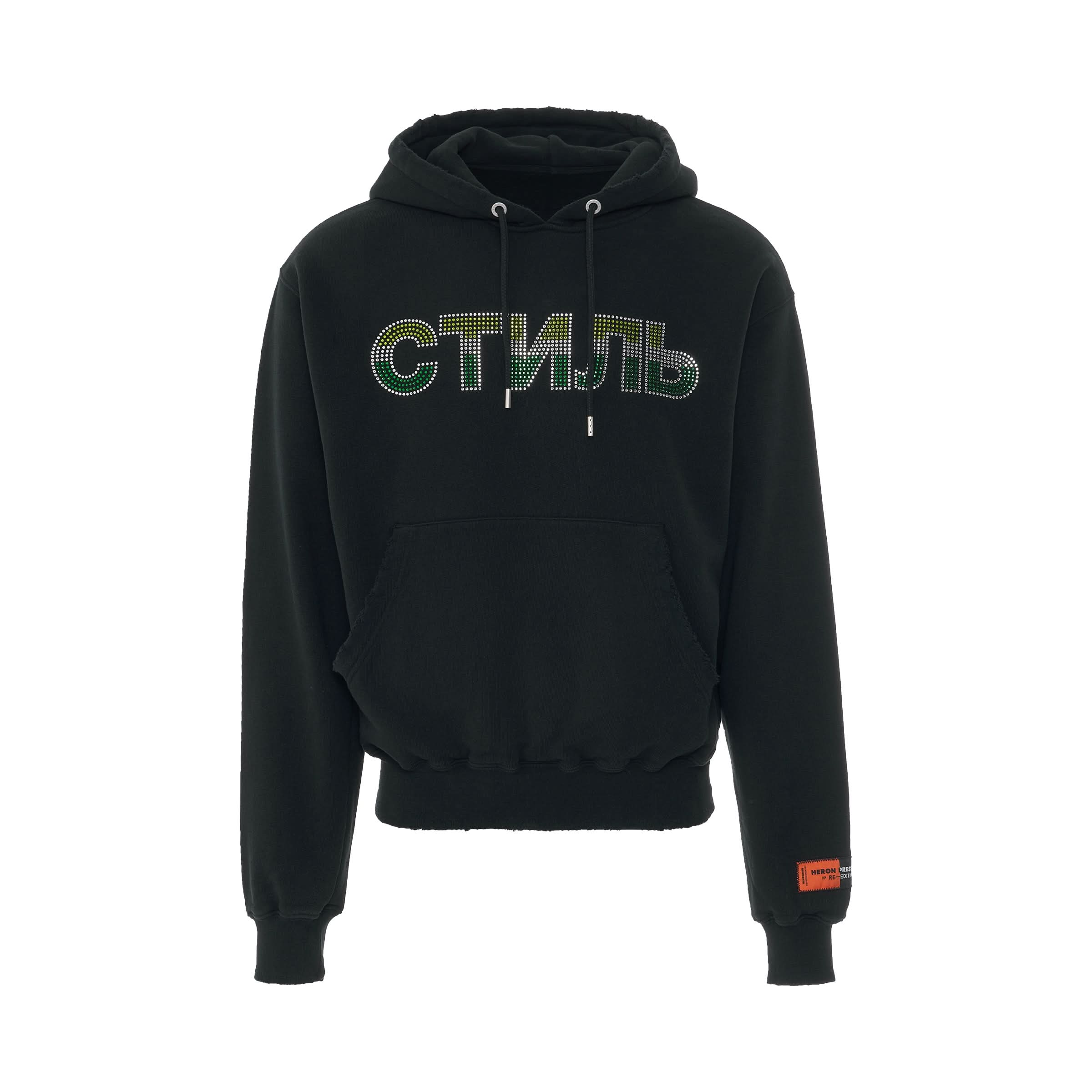 CTNMB Strass Hoodie in Black