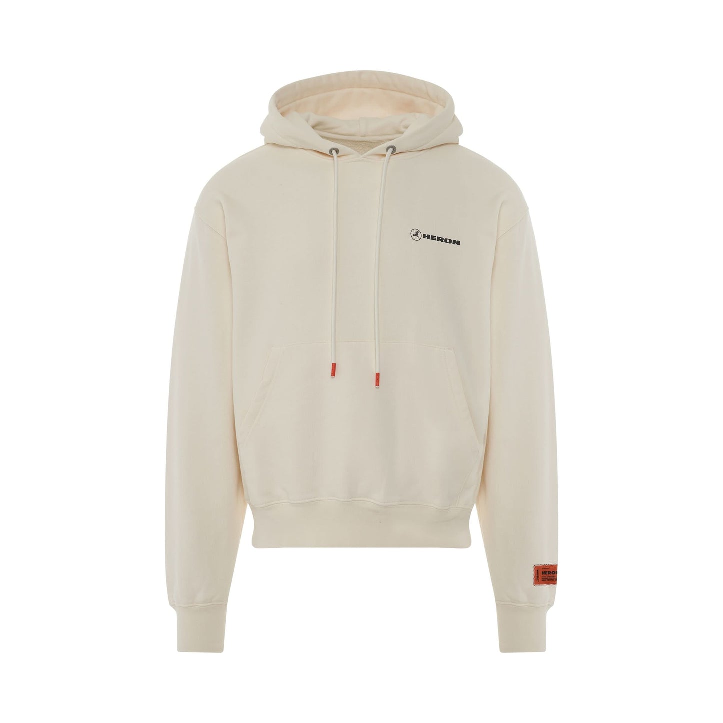 Heron Tape Hoodie in  Off White