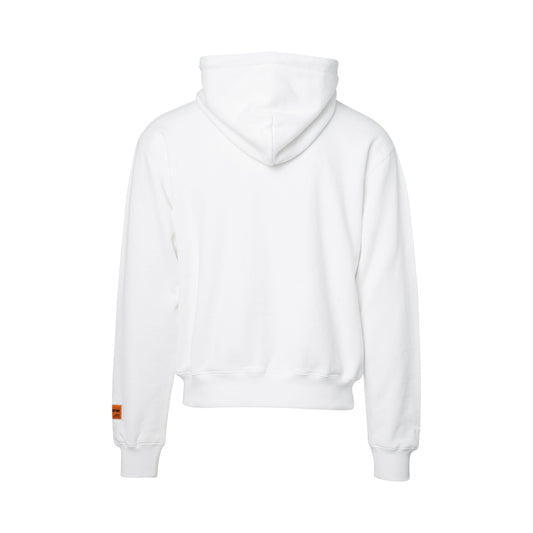 Split Herons Hoodie in White