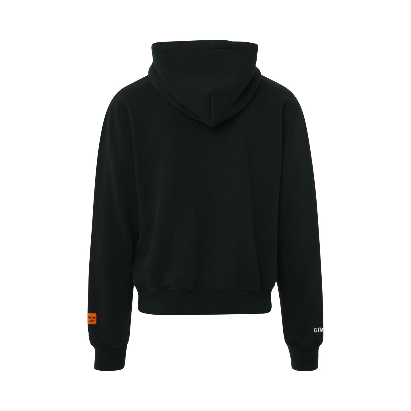 Split Herons Hoodie in Black