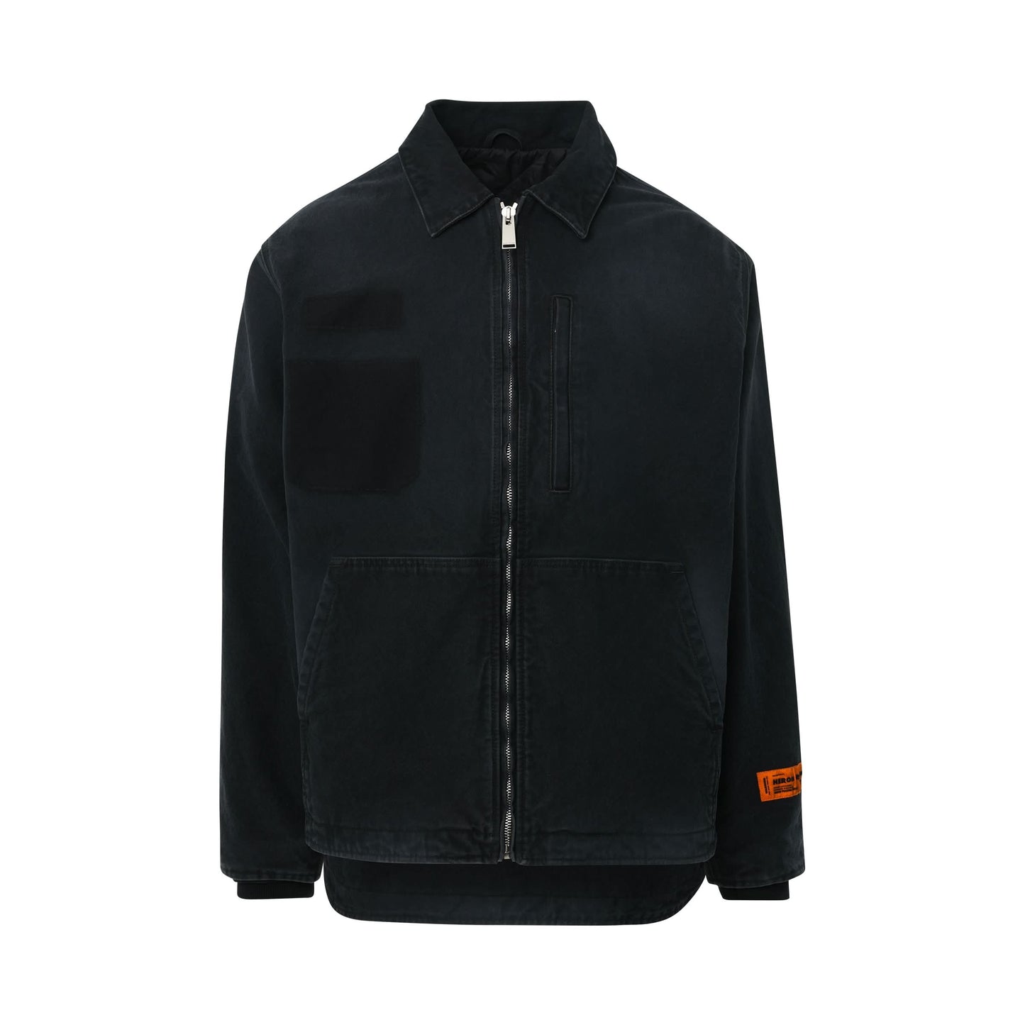 Reserve Canvas Zip Jacket in Black