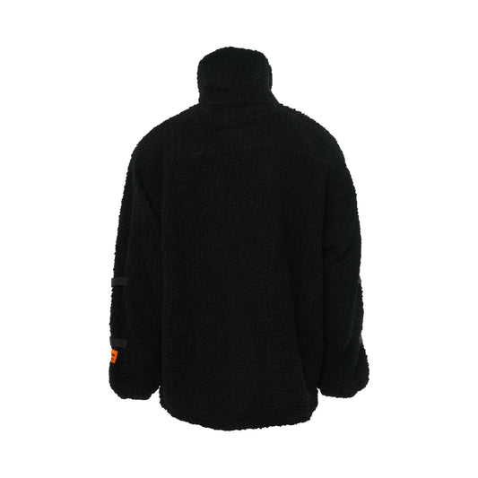 Polar Fleece Jacket in Black