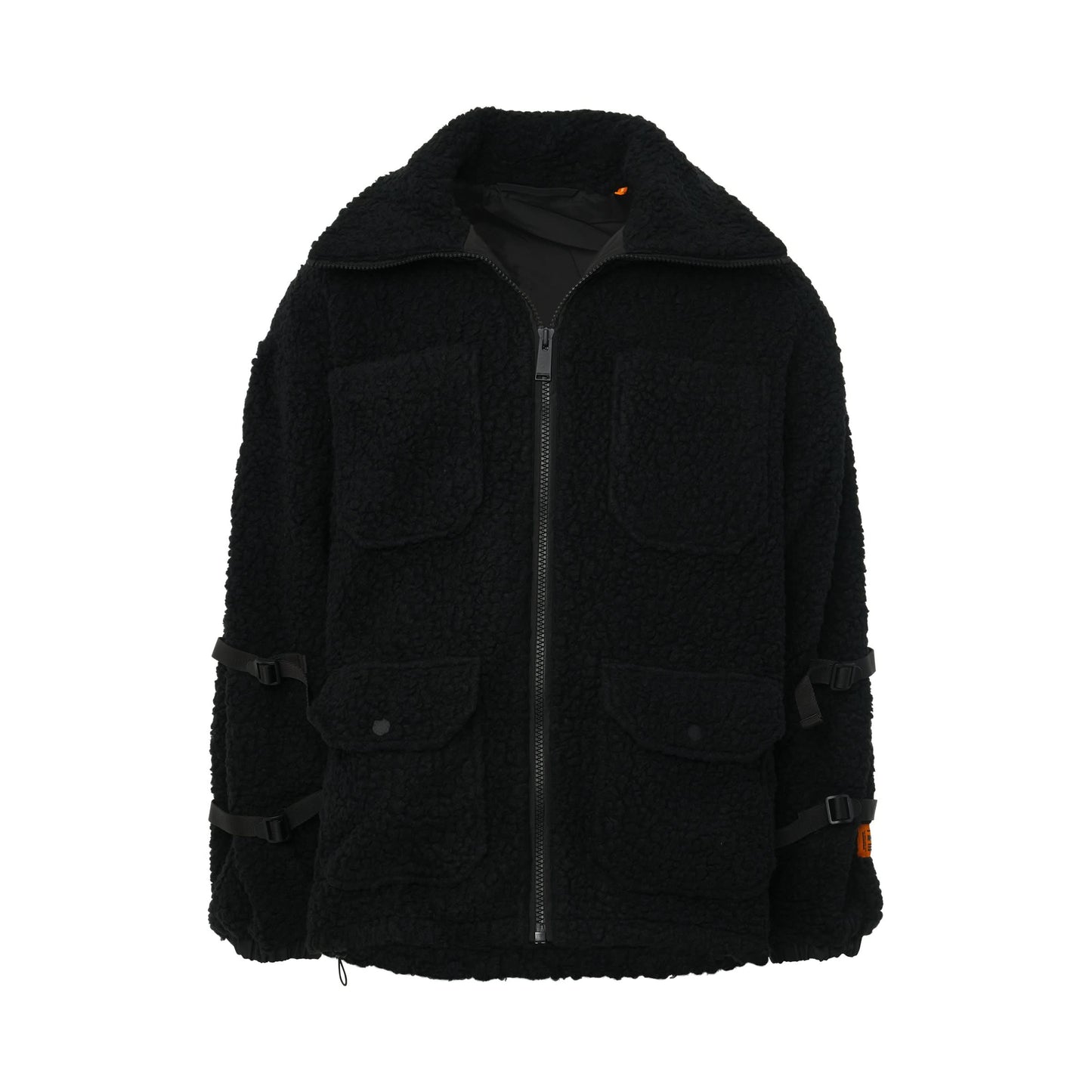 Polar Fleece Jacket in Black