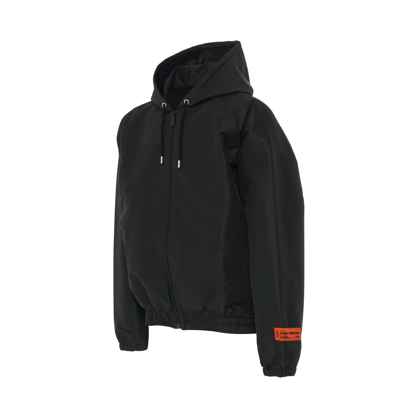 Ex-Ray Hooded Windbreaker in Black