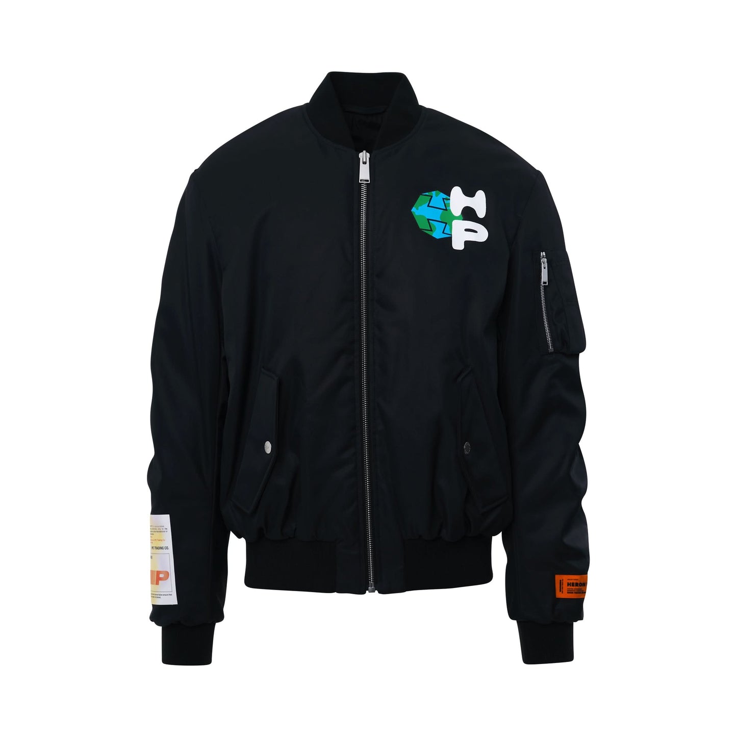 Hp World Wide Bomber Jacket in Black