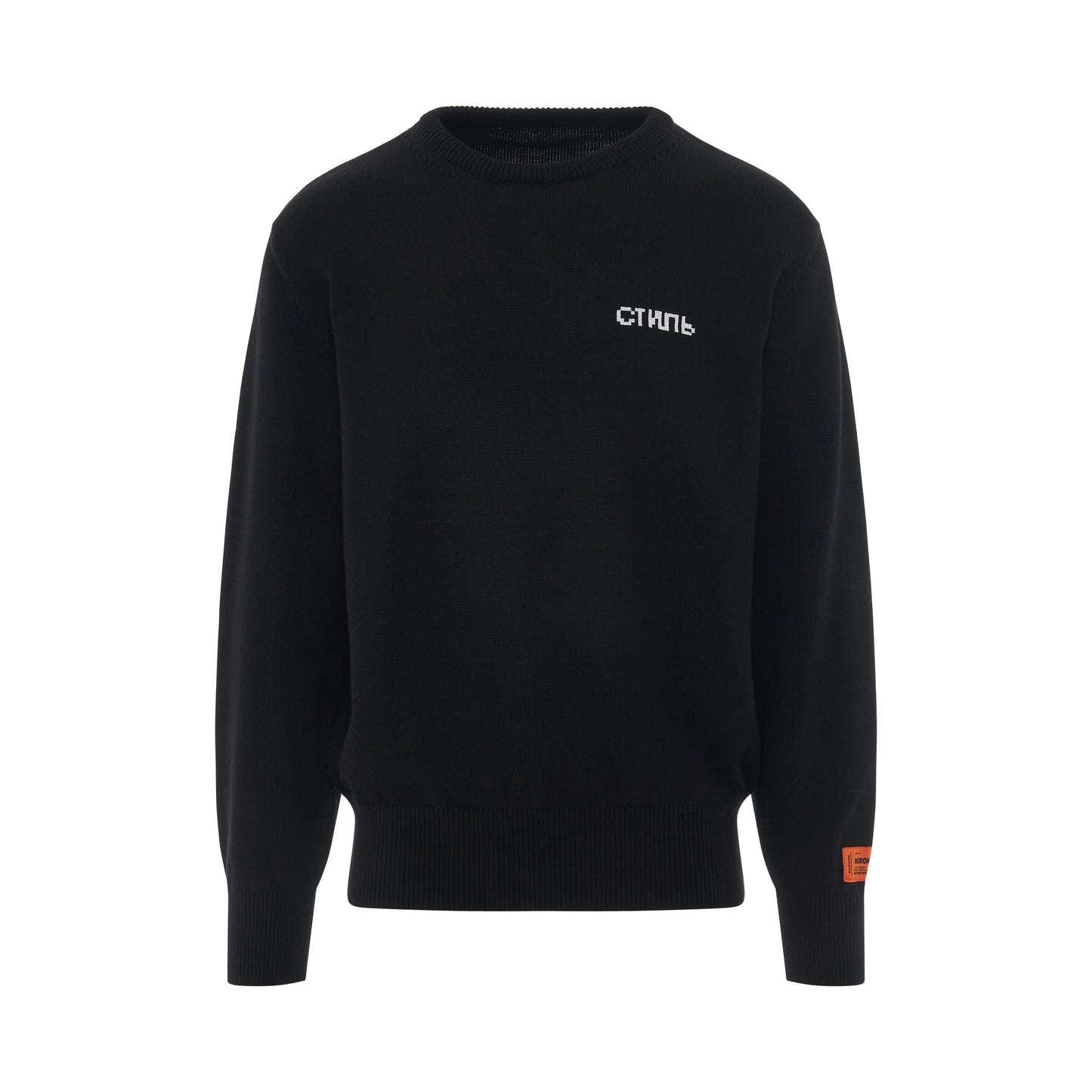 CTNMB Knit Crewneck Jumper in Black