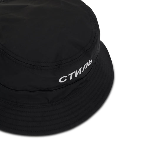 CTNMB Bucket Hat in Black/White