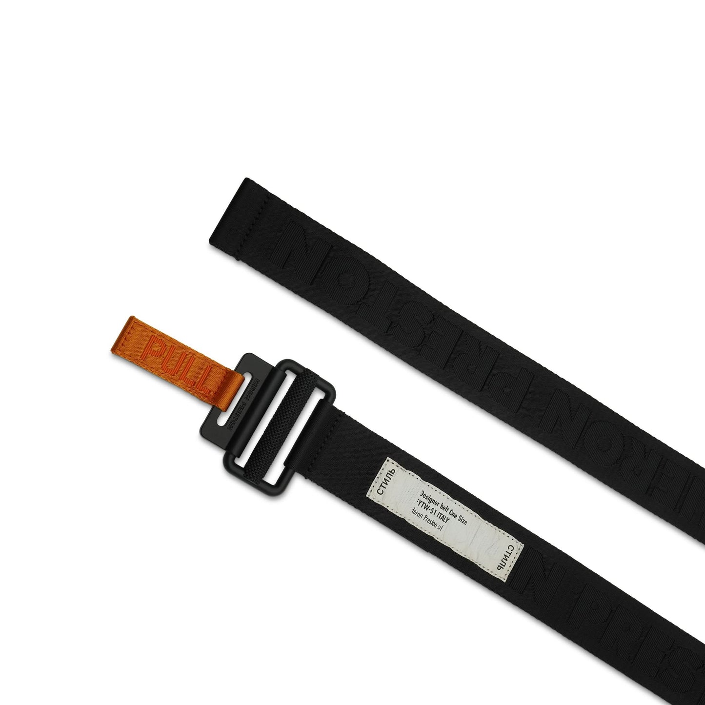 Tape Belt 4Cm Classic Buckle Belt in Black