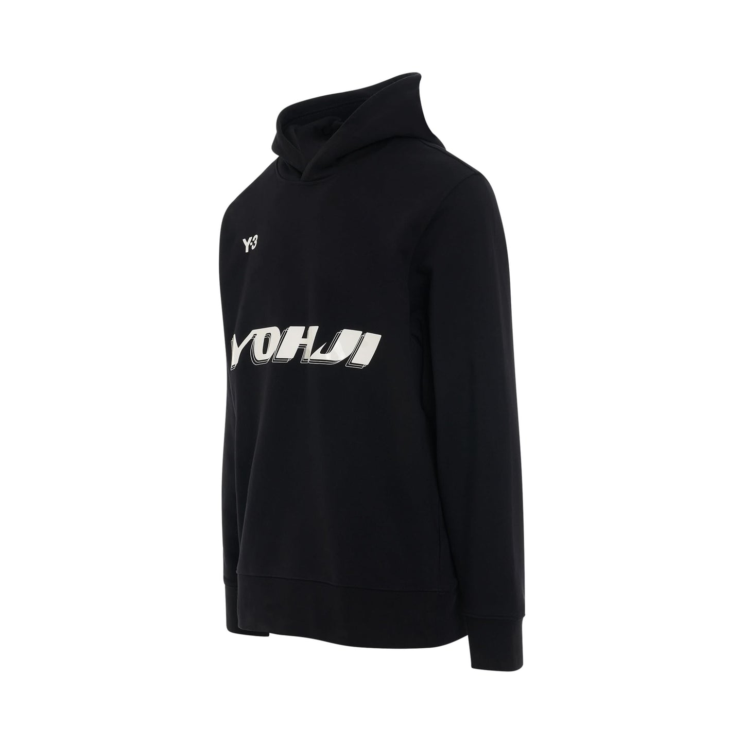 Yohji Graphic Hoodie in Black