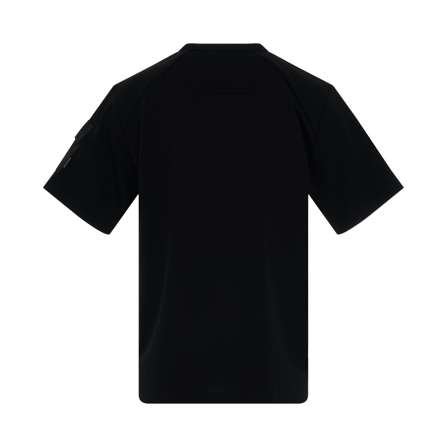 Loose Fit Pocket Sleeve T-Shirt in Black