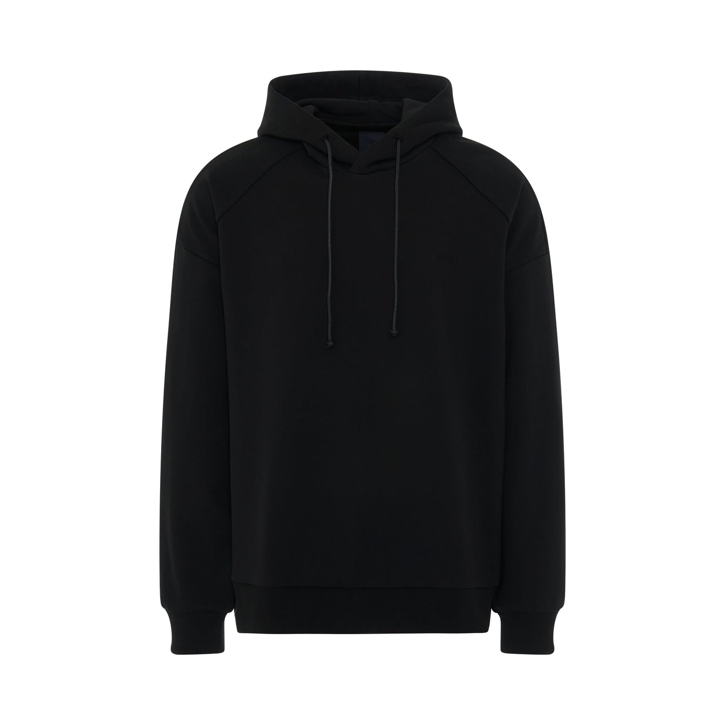 Loose Fit Graphic Hoodie in Black