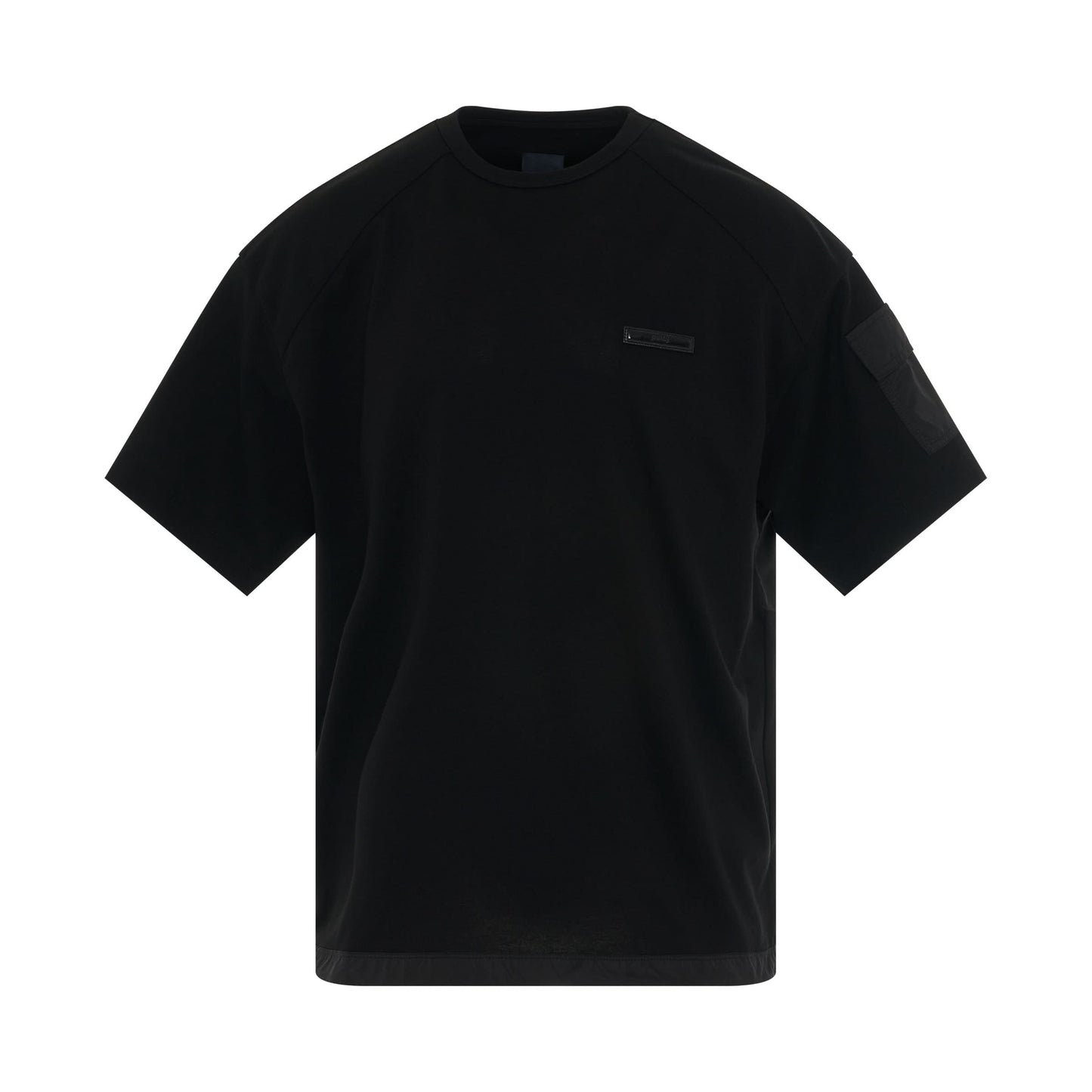 [T-Line] Paneled T-Shirt in Black