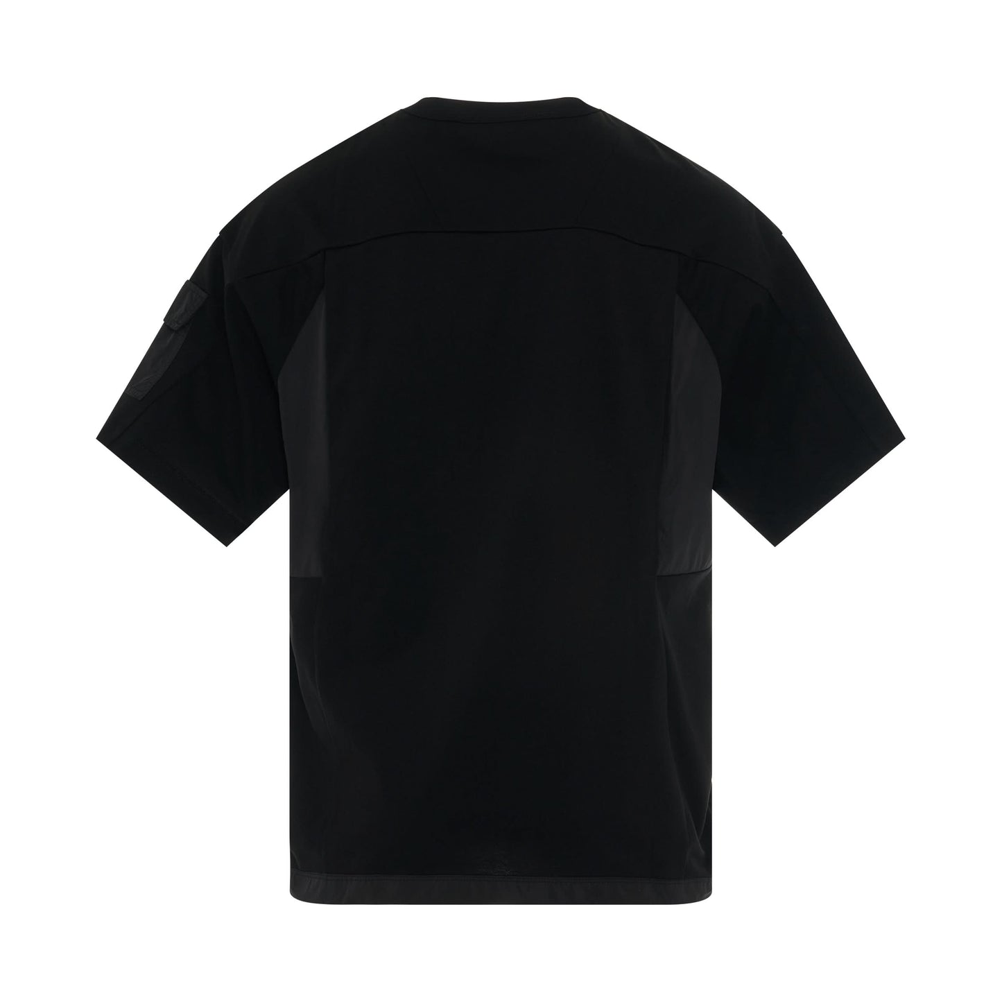 [T-Line] Paneled T-Shirt in Black