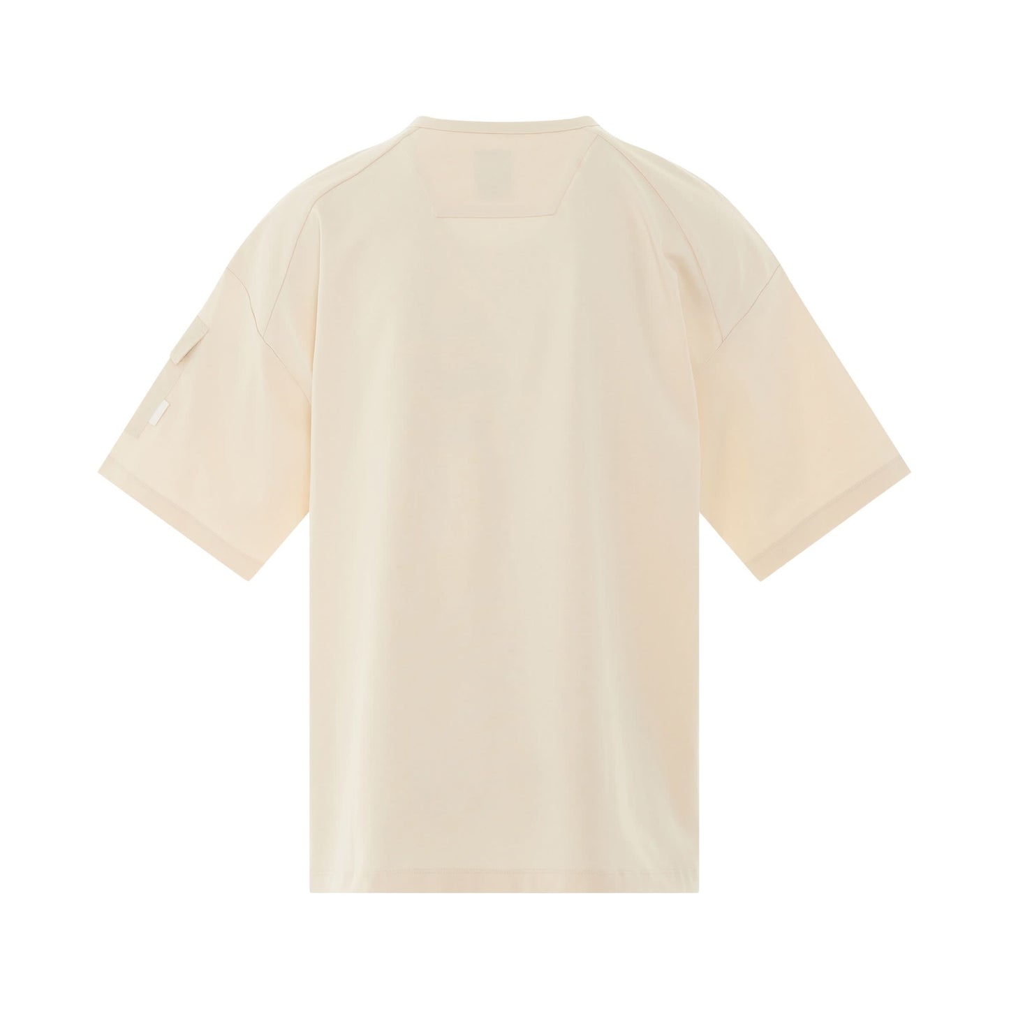 Sleeve Pocket T-Shirt in Ivory