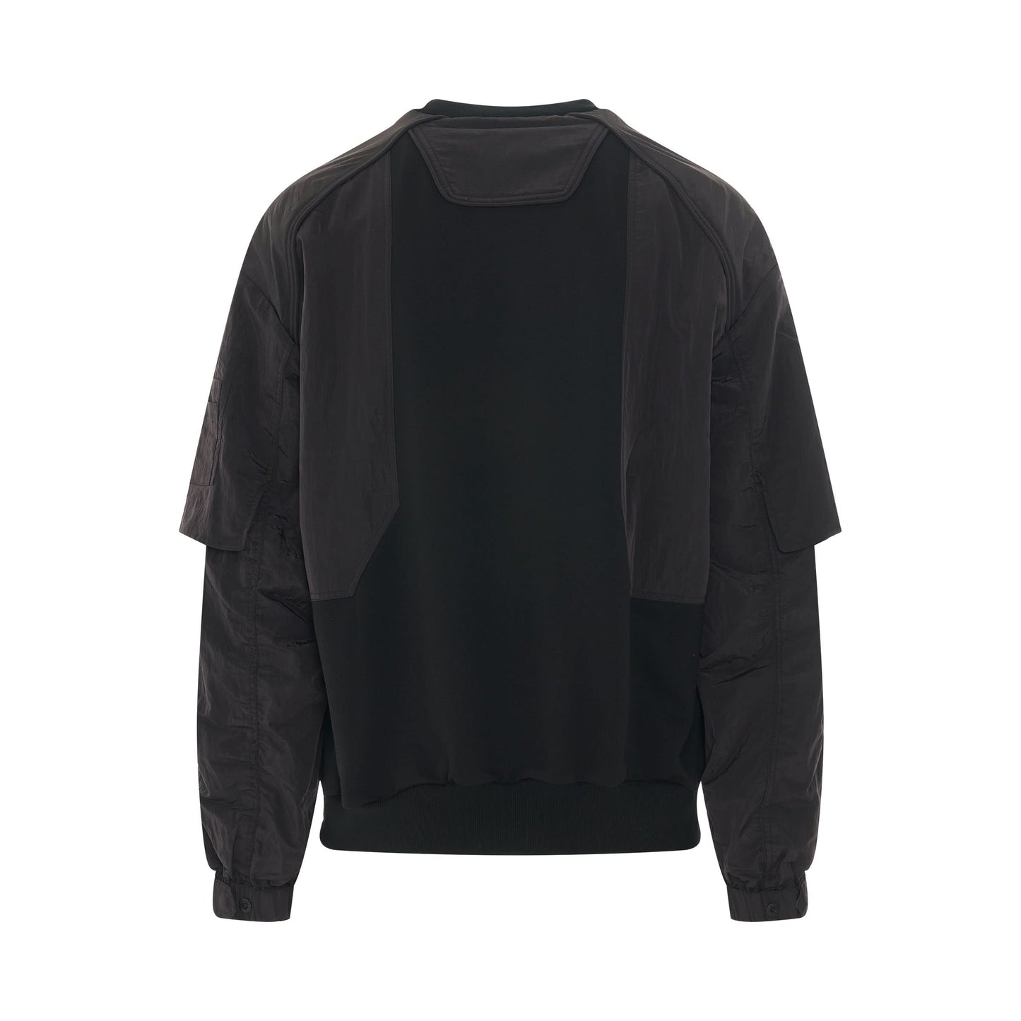 Cotton Sweatshirt in Black