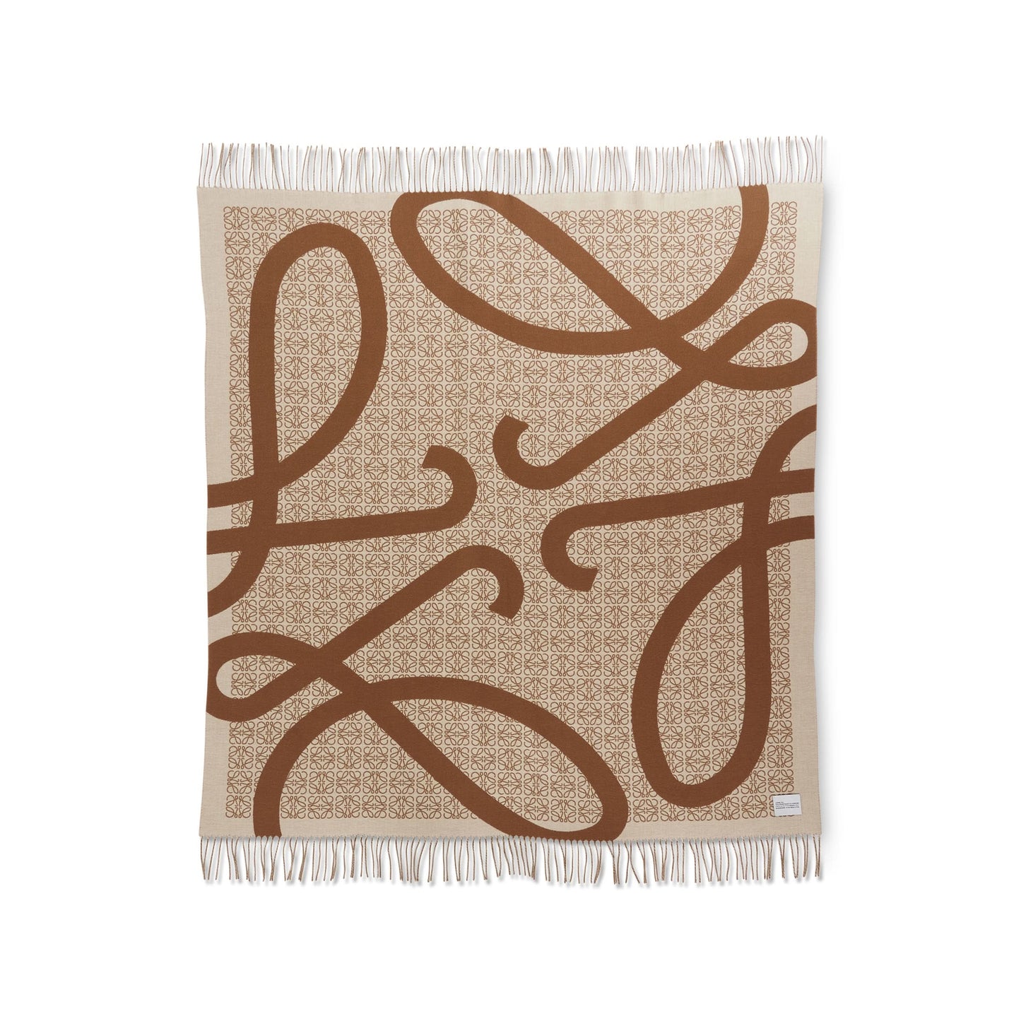 Anagram Wool Blanket in Camel