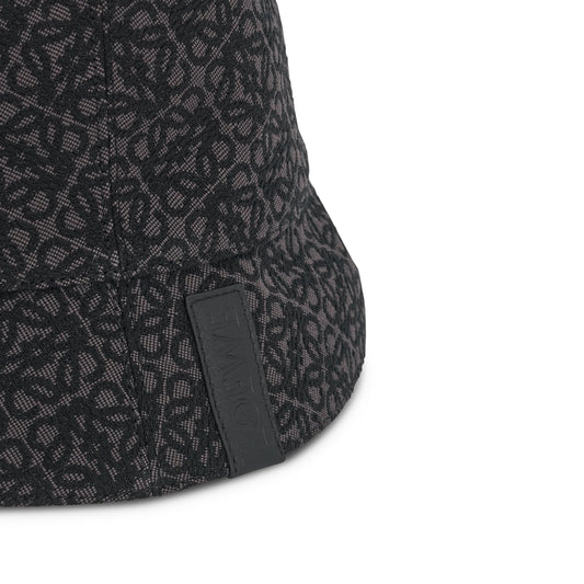 Reversible Anagram Bucket Hat in Anthracite