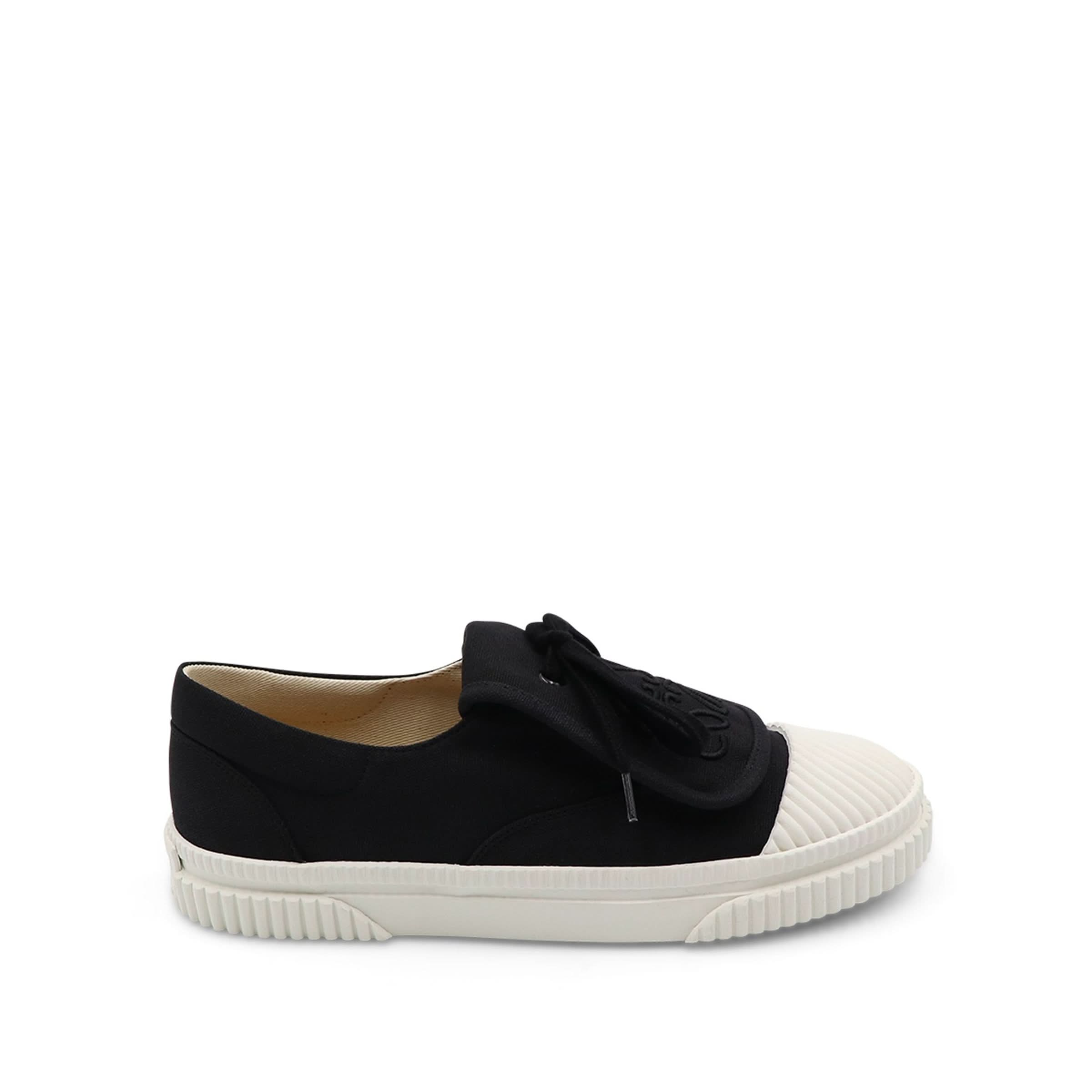 Anagram Flap Sneaker in Black