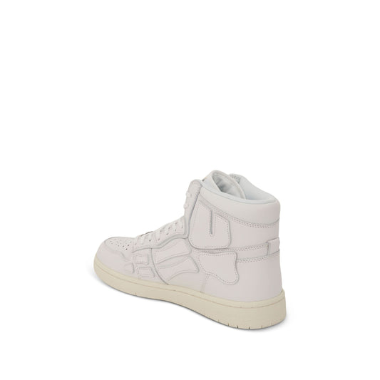 Skeleton Hi Top Sneaker in White