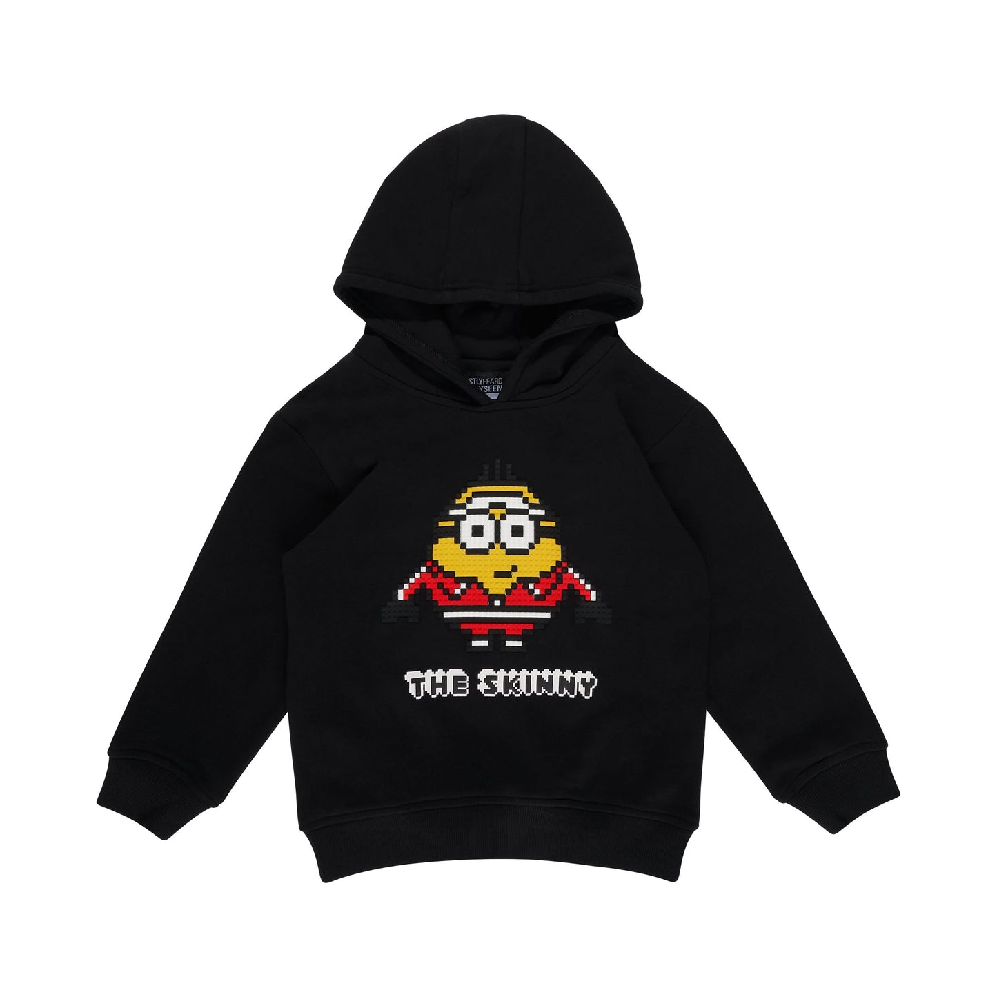 Mini Skinny Hoodie in Black