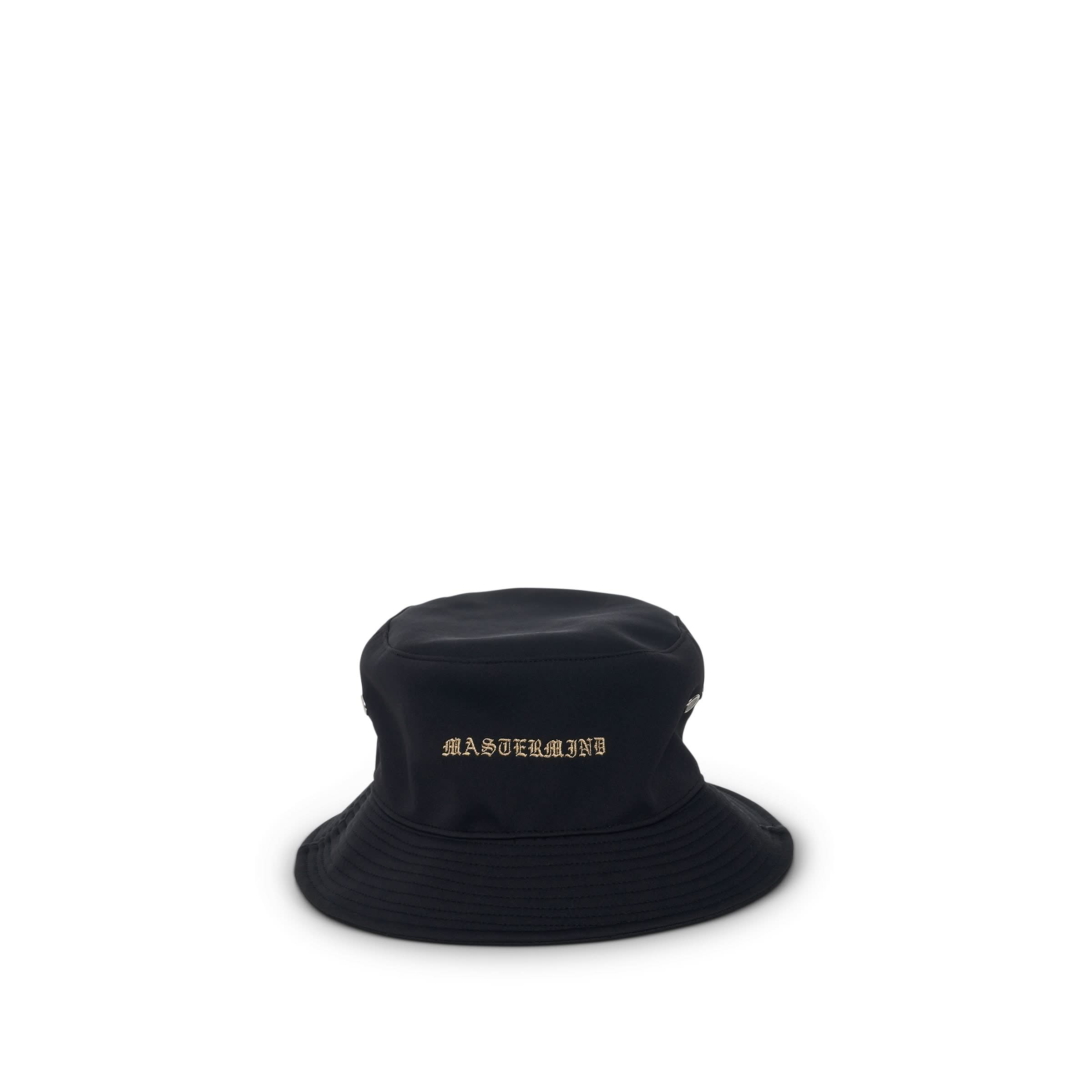 Mastermind Japan Logo Bucket Hat in Black