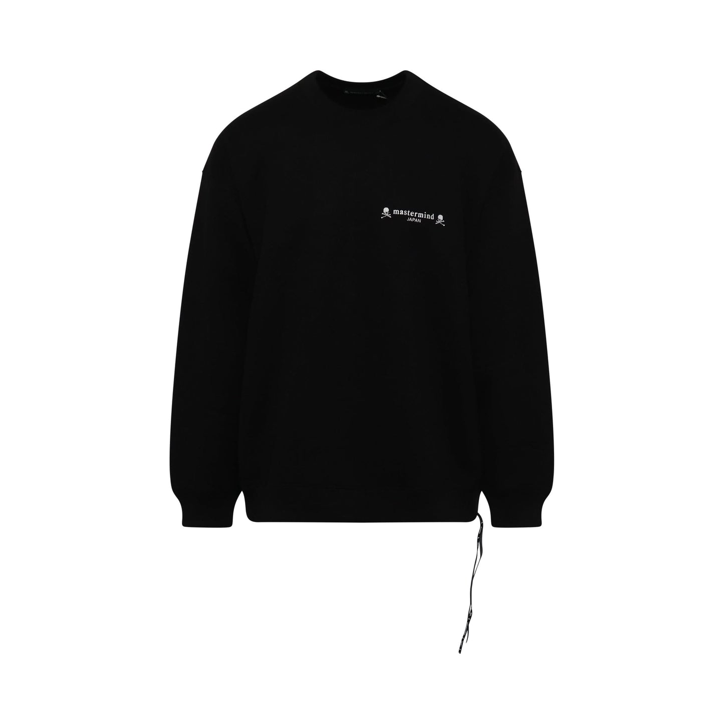 High Reflective Logo Boxy Fit Sweatshirt in Black