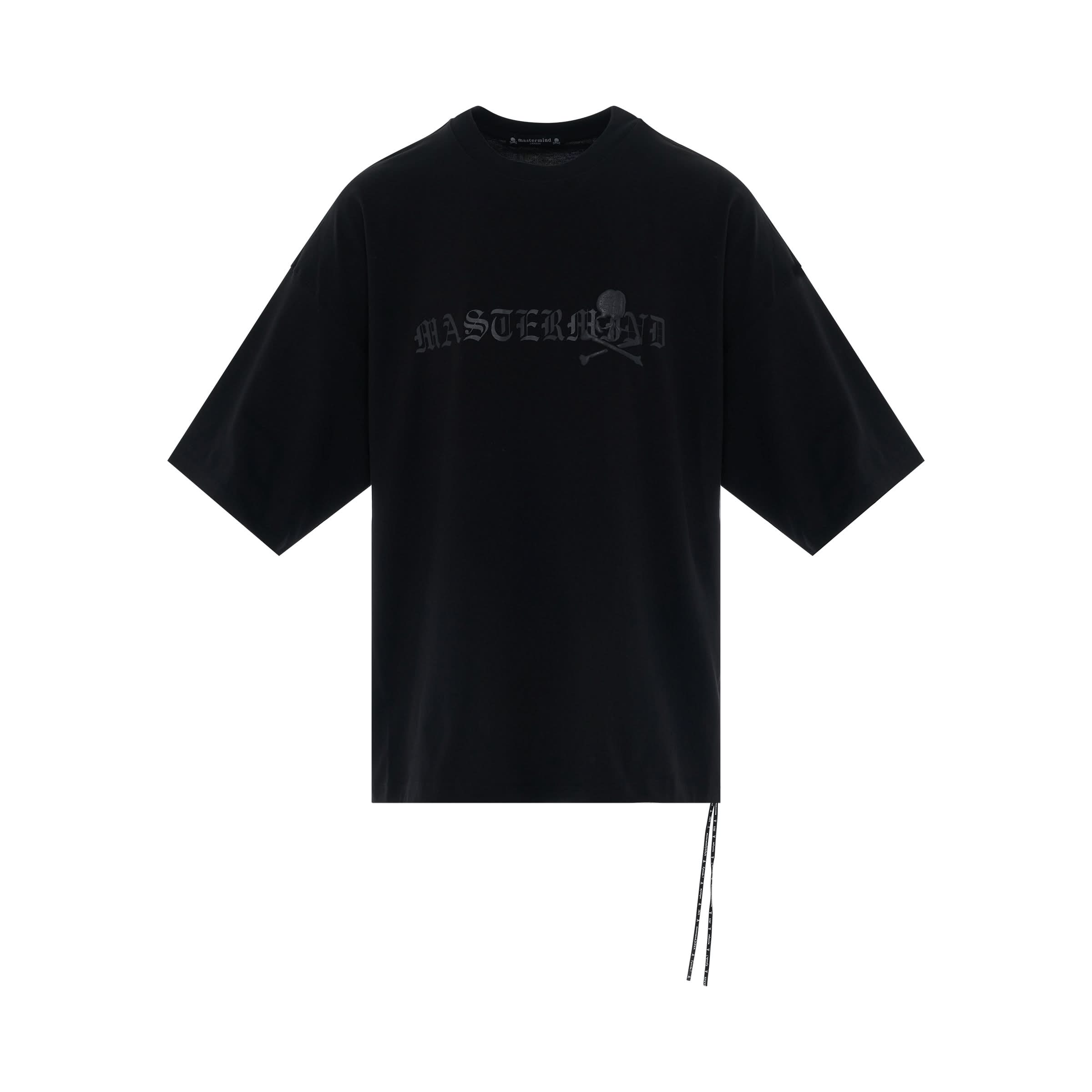 Big Skull Logo Boxy Fit T-Shirt in Black