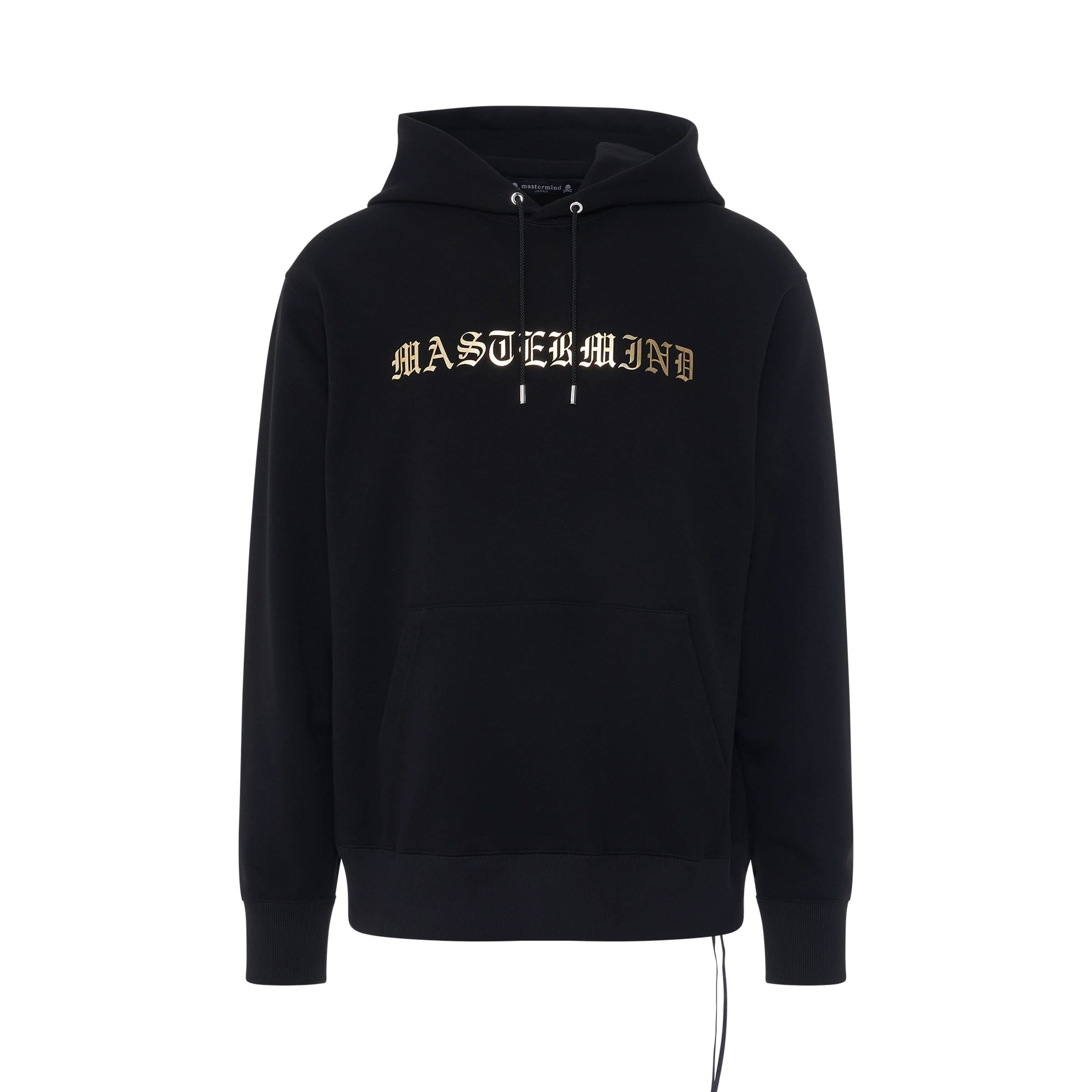 Foil Logo Hoodie in Black