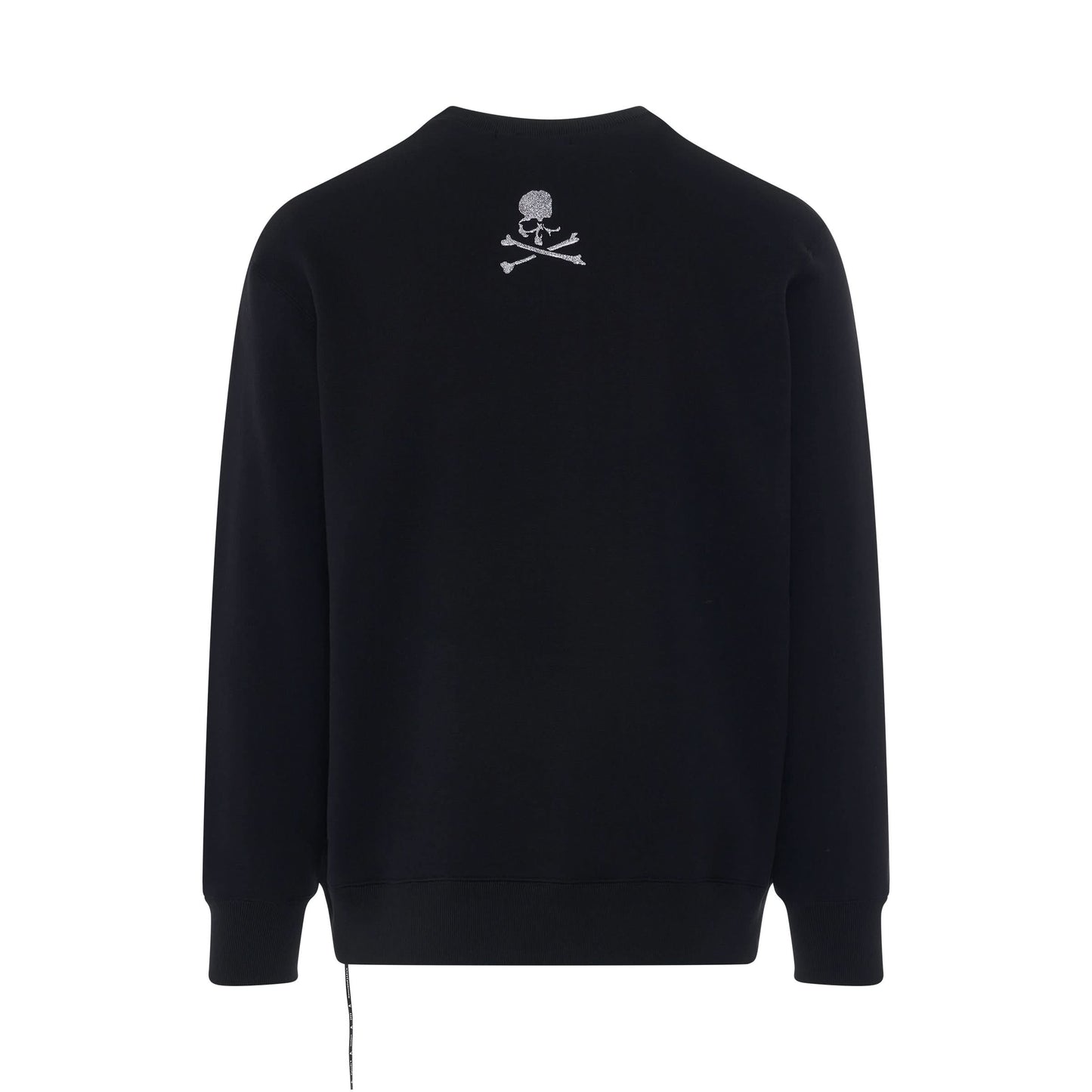 Skull High Sweatshirt in Black