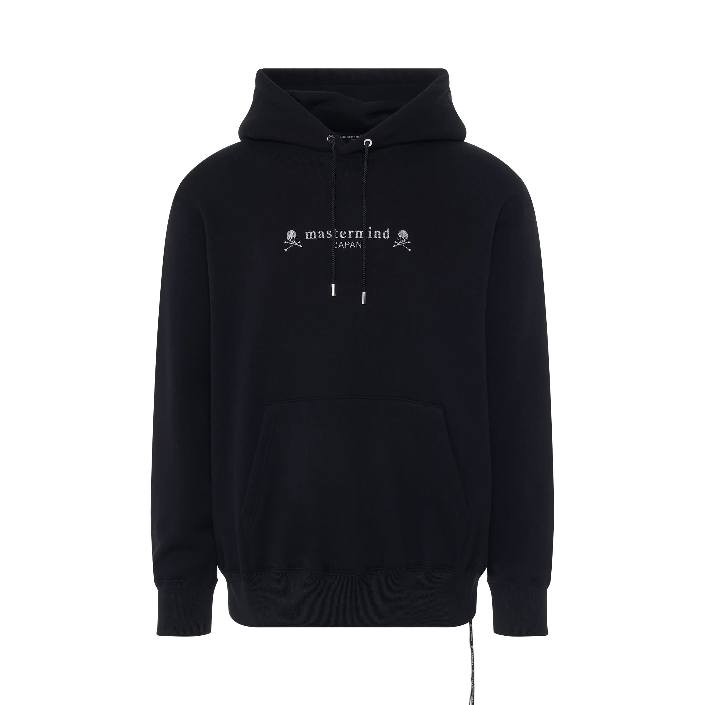 Skull High Hoodie in Black