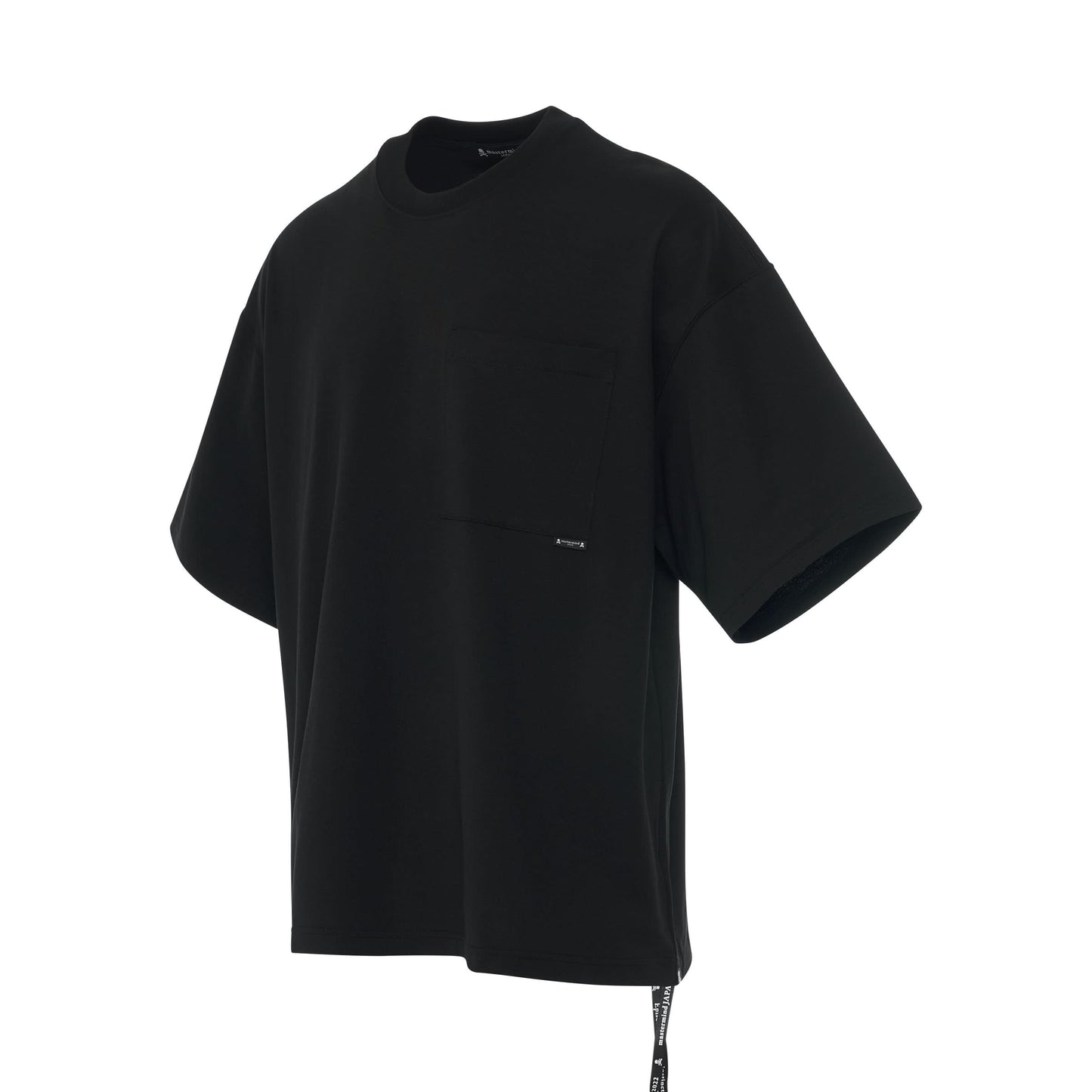 Circle Logo Boxy Fit T-Shirt in Black