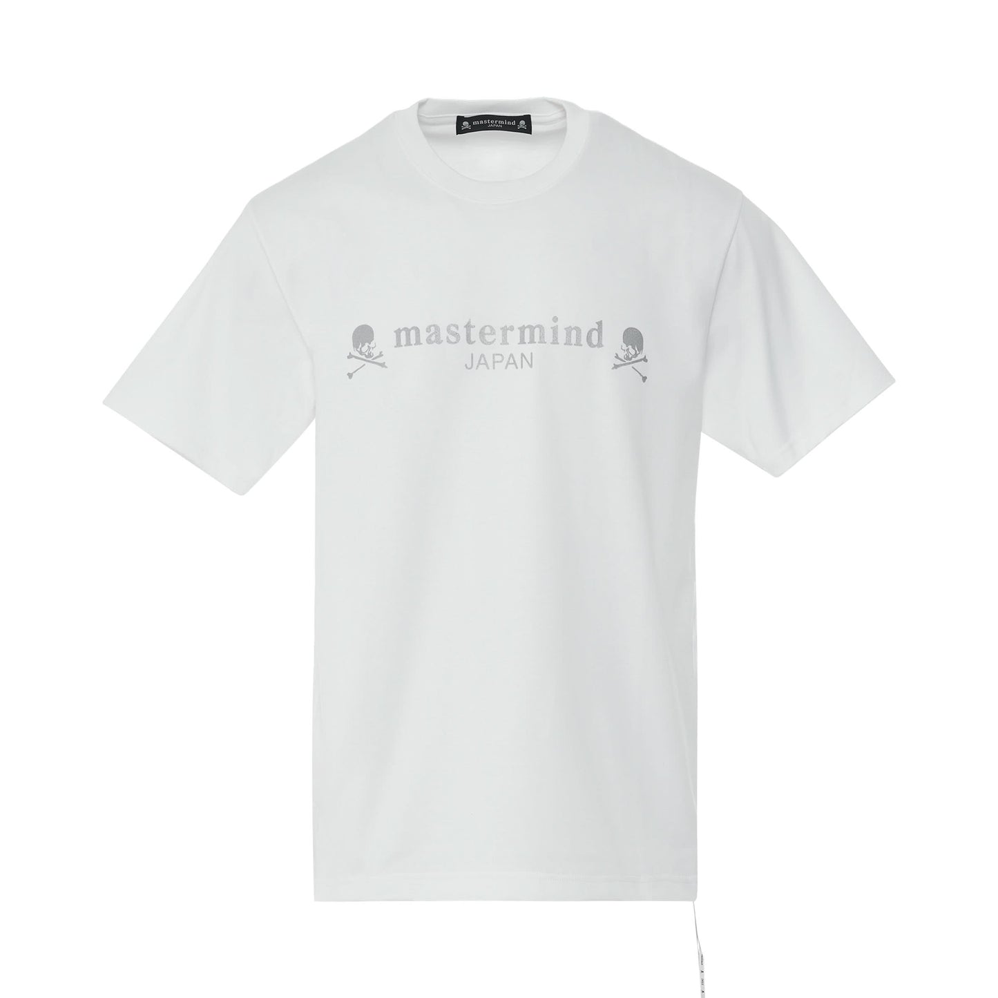 Reflective Skull Logo T-Shirt in White