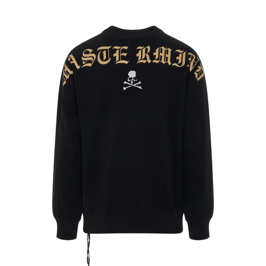 Logo Mountain Sweatshirt in Black