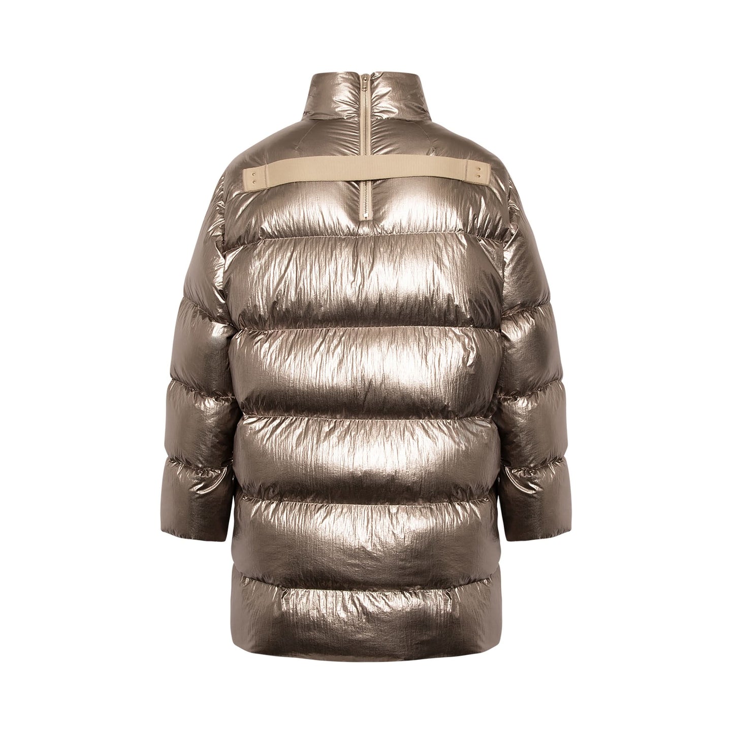 Rick Owens x Moncler Puffer Coat in Silver