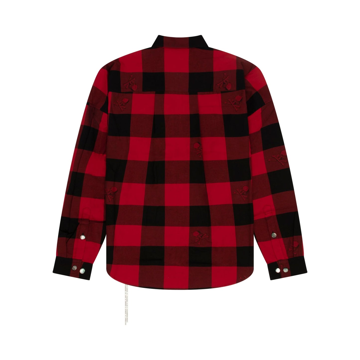 Multi Check Base Long Sleeve Shirt in Red