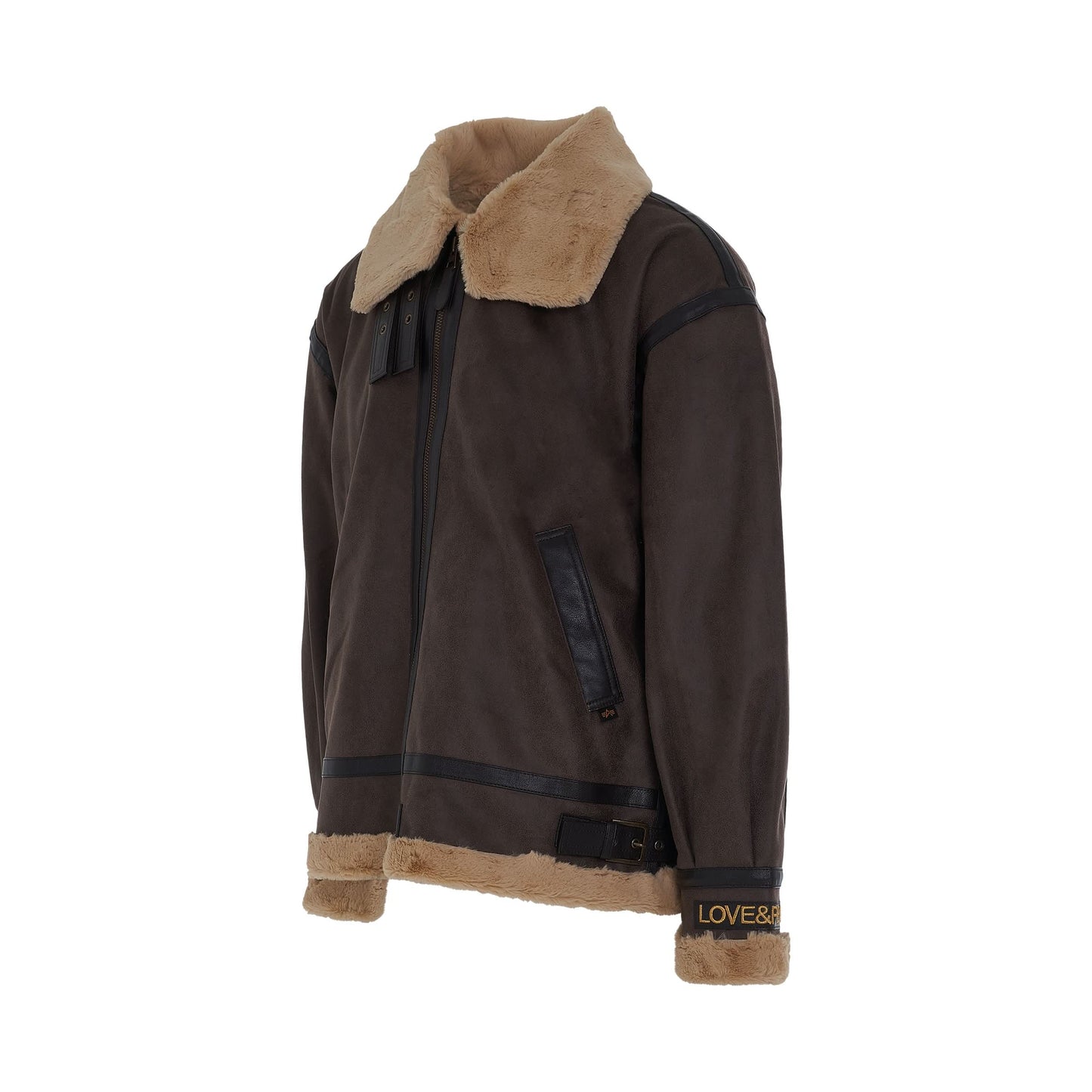 Mastermind x Alpha Industries Coat in Brown