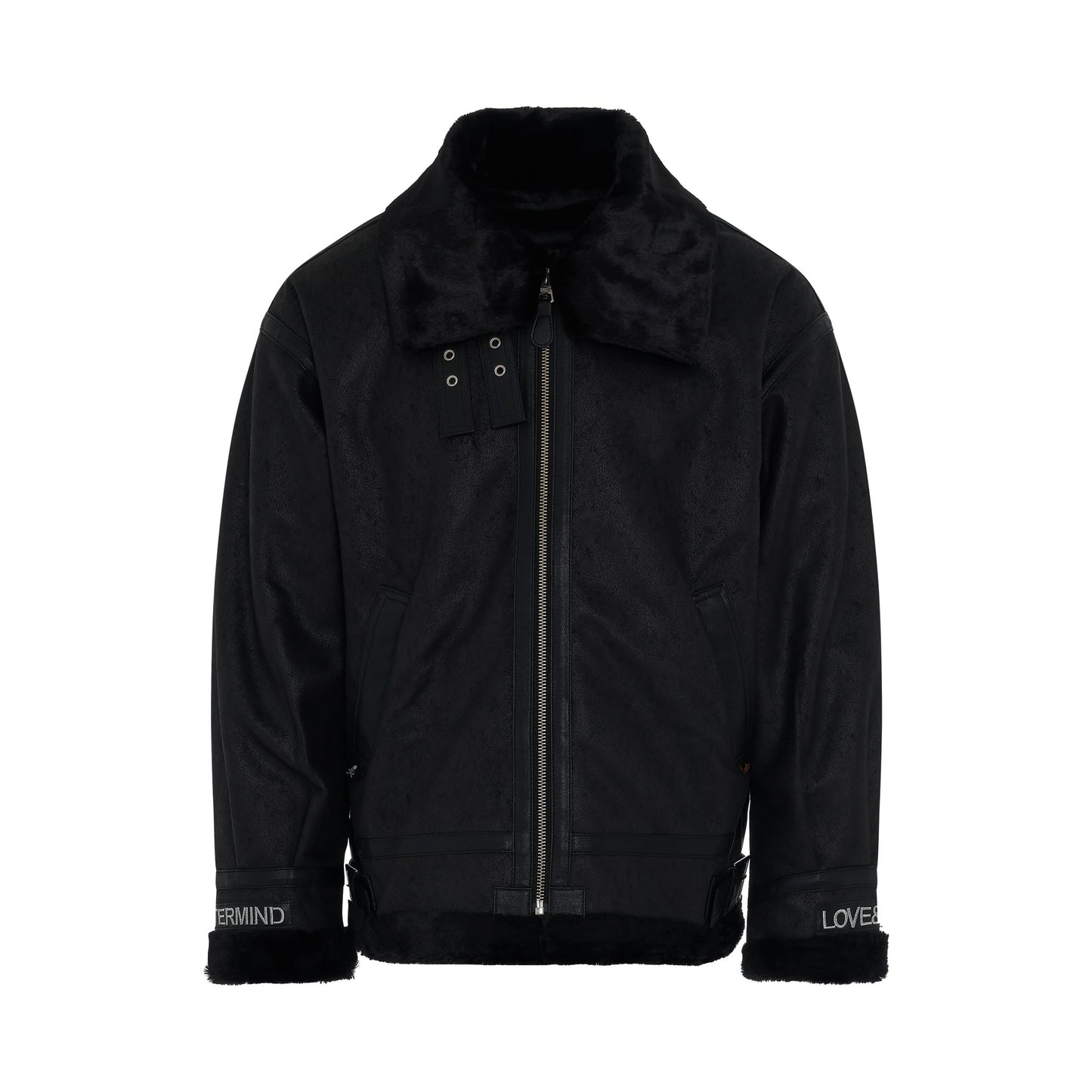 Mastermind x Alpha Industries Coat in Black