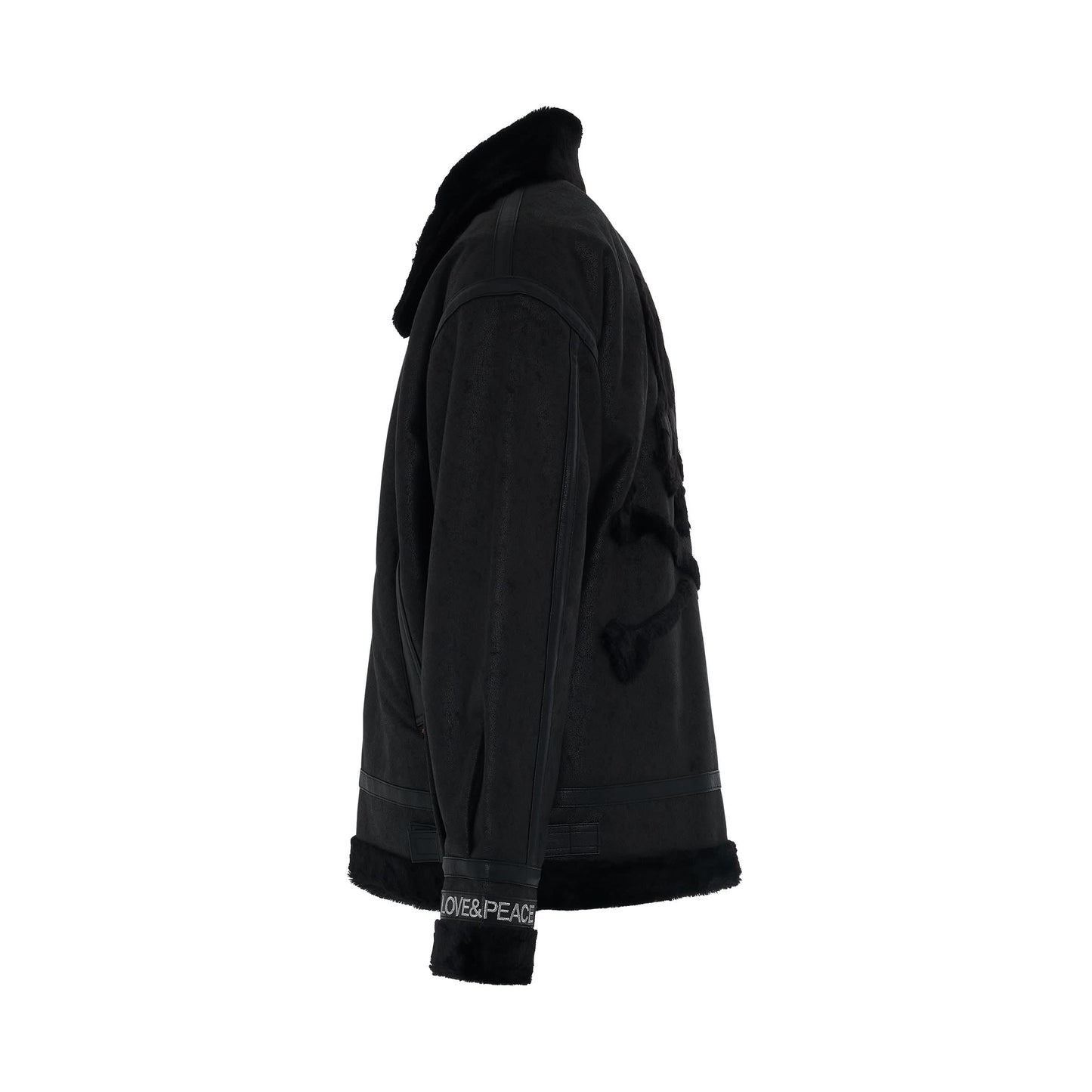 Mastermind x Alpha Industries Coat in Black