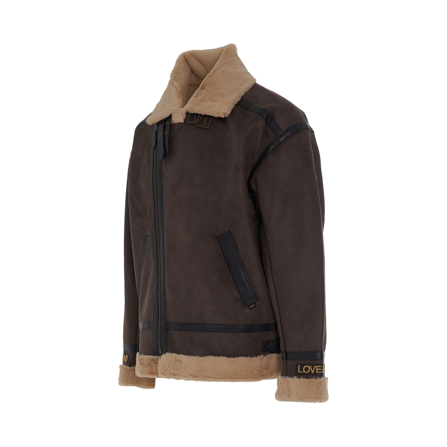 Mastermind x Alpha Industries Riders Coat in Brown